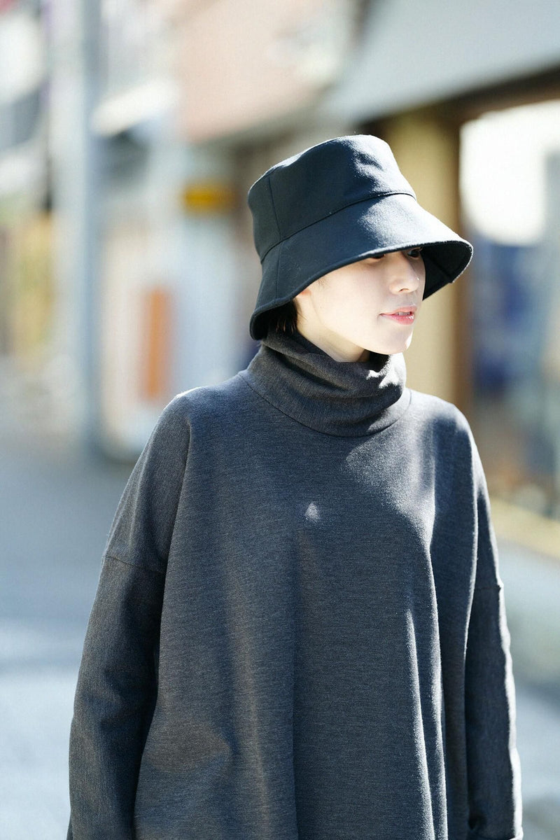 Soft Thermo(R) Doublure brossée Col roulé Robe L/S longueur maxi