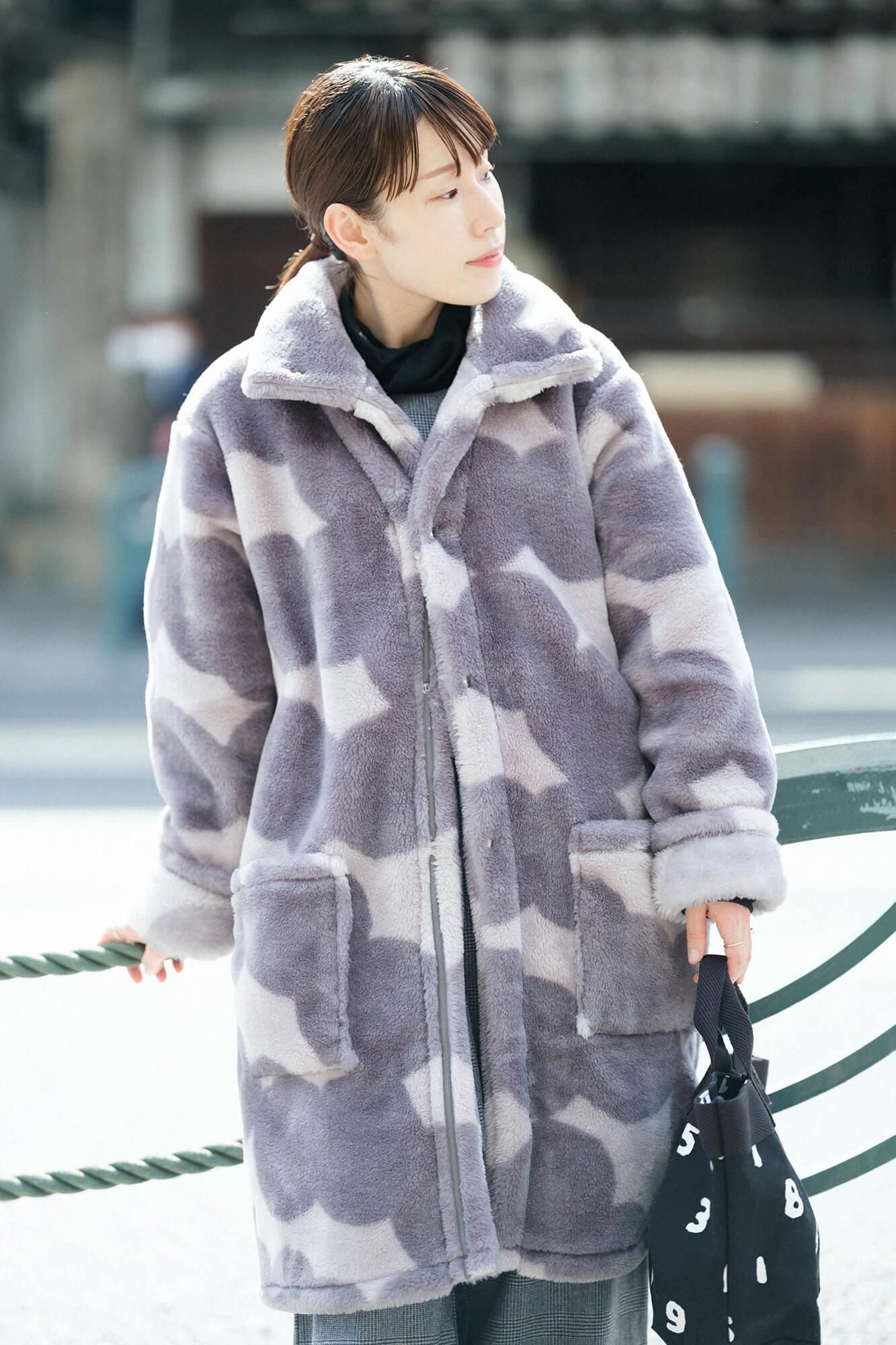 【Pre-order】【net Limited】SOU・SOU×Romance Kosugi Blanket Robe／Ankotama（※Scheduled to be shipped around Dec 9）