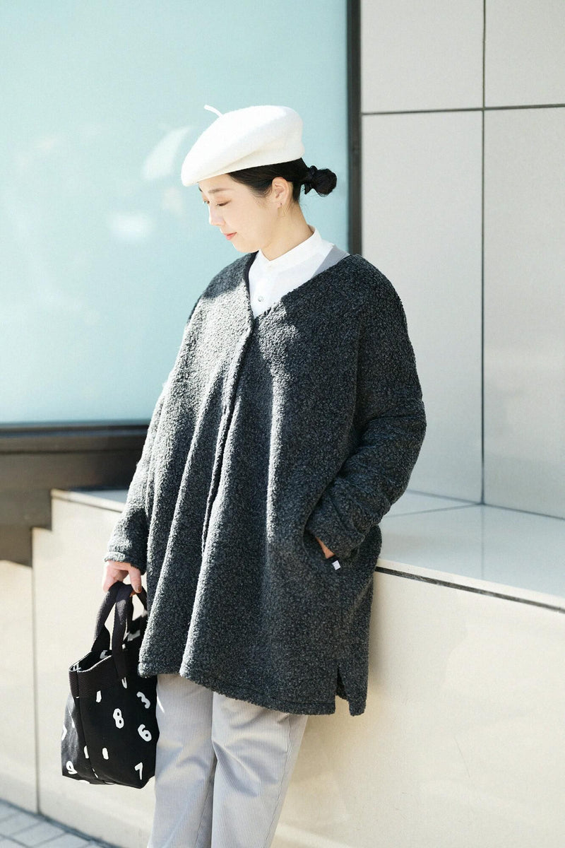 Manteau tunique léger col V Boa