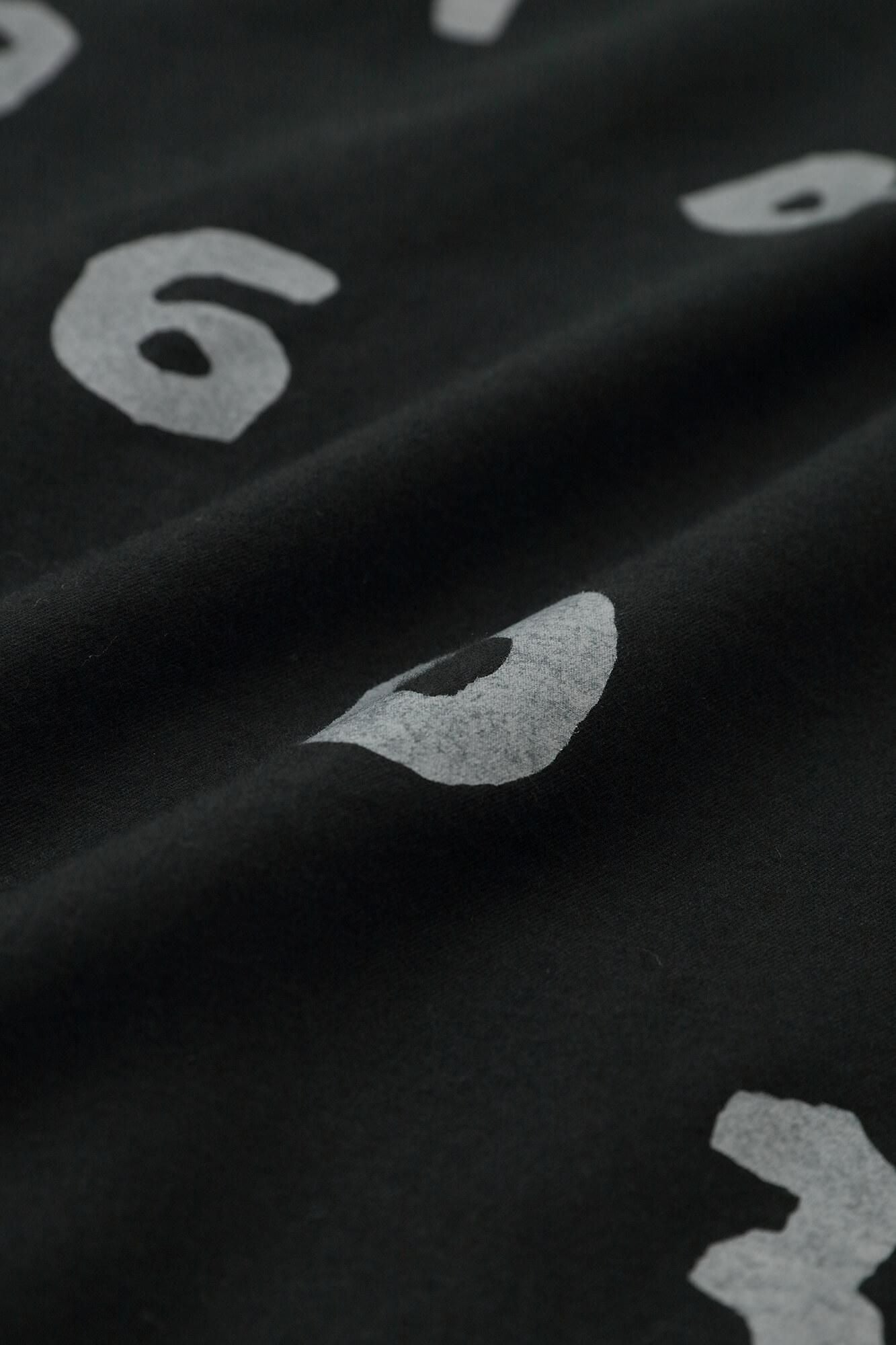 起毛斜紋織 20/20 立領長袖襯衫／SO-SU-U十數 黑色