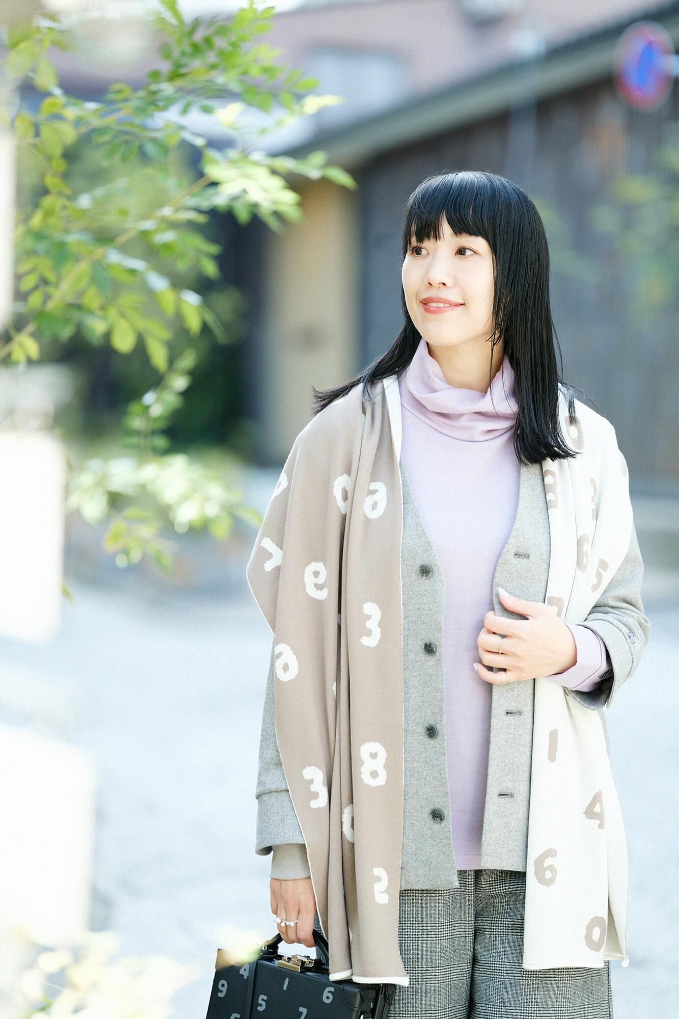 【預購】平針織 可洗羊毛 造型高領L/S長版上衣／紅藤色（※預計於12月9日左右發貨）