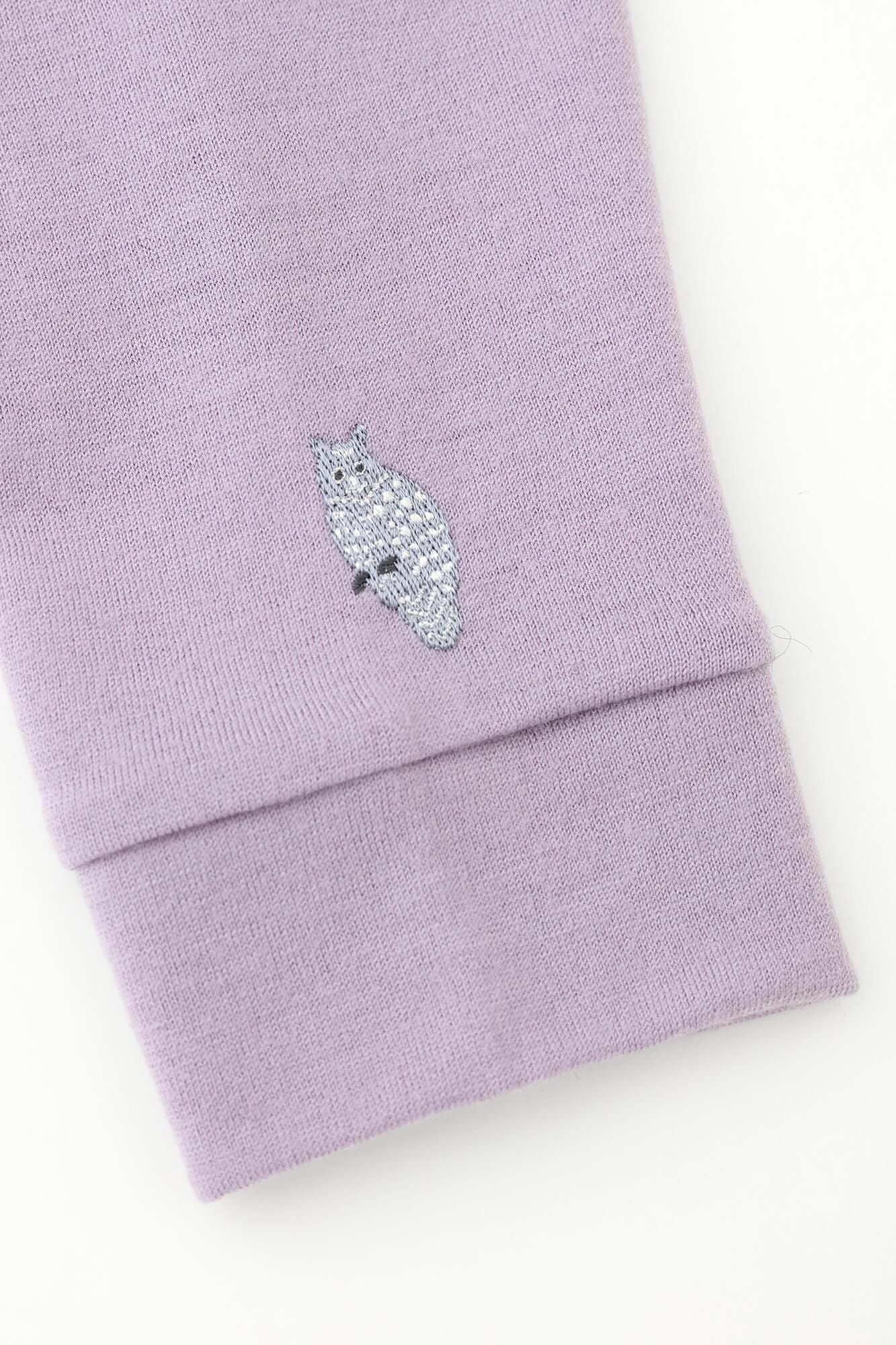 【預購】平針織 可洗羊毛 造型高領L/S長版上衣／紅藤色（※預計於12月9日左右發貨）