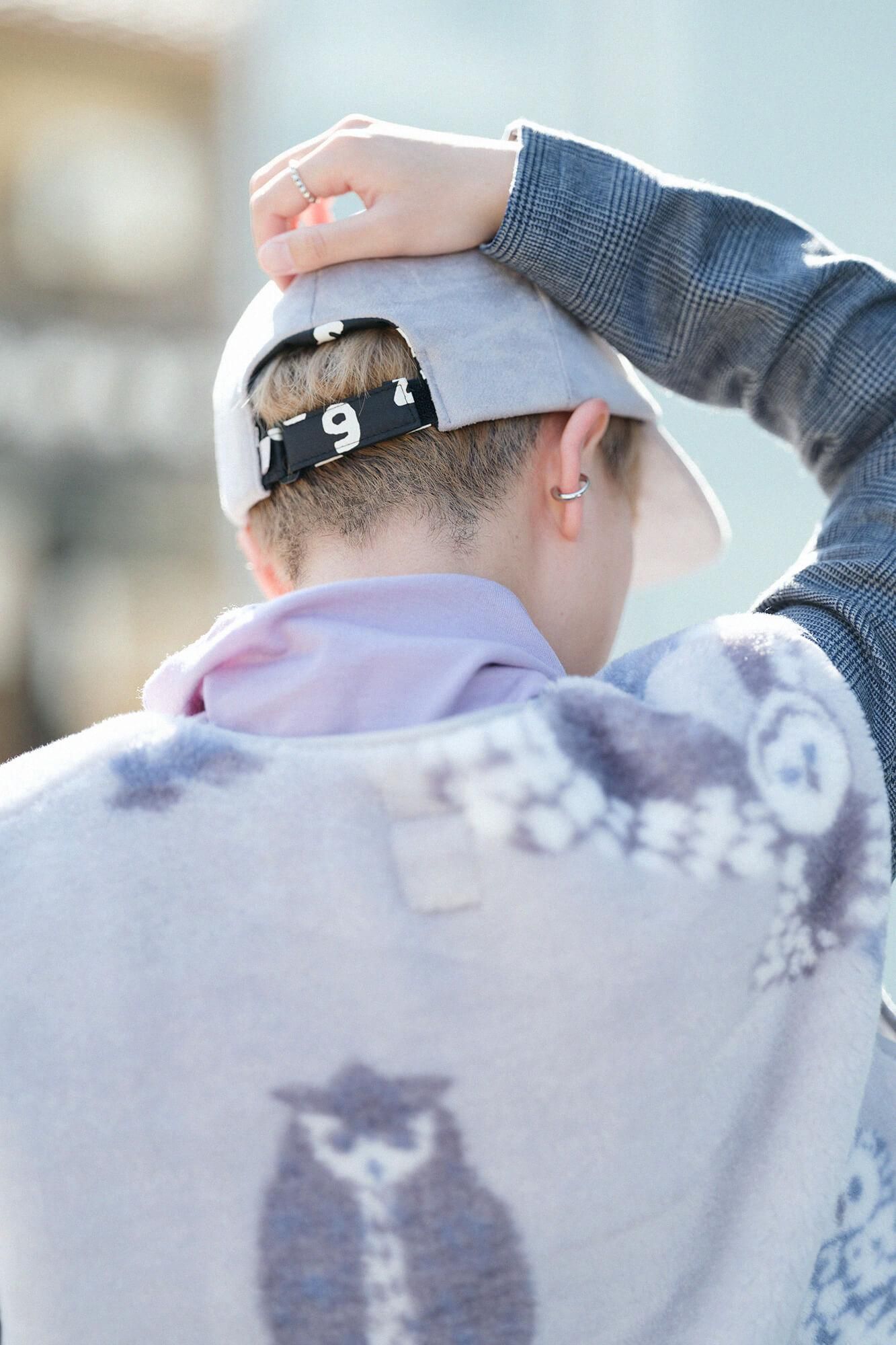 【預購】仿麂皮 鴨舌帽／玫瑰灰×SO-SU-U十數 昆（※預計於12月9日左右發貨）