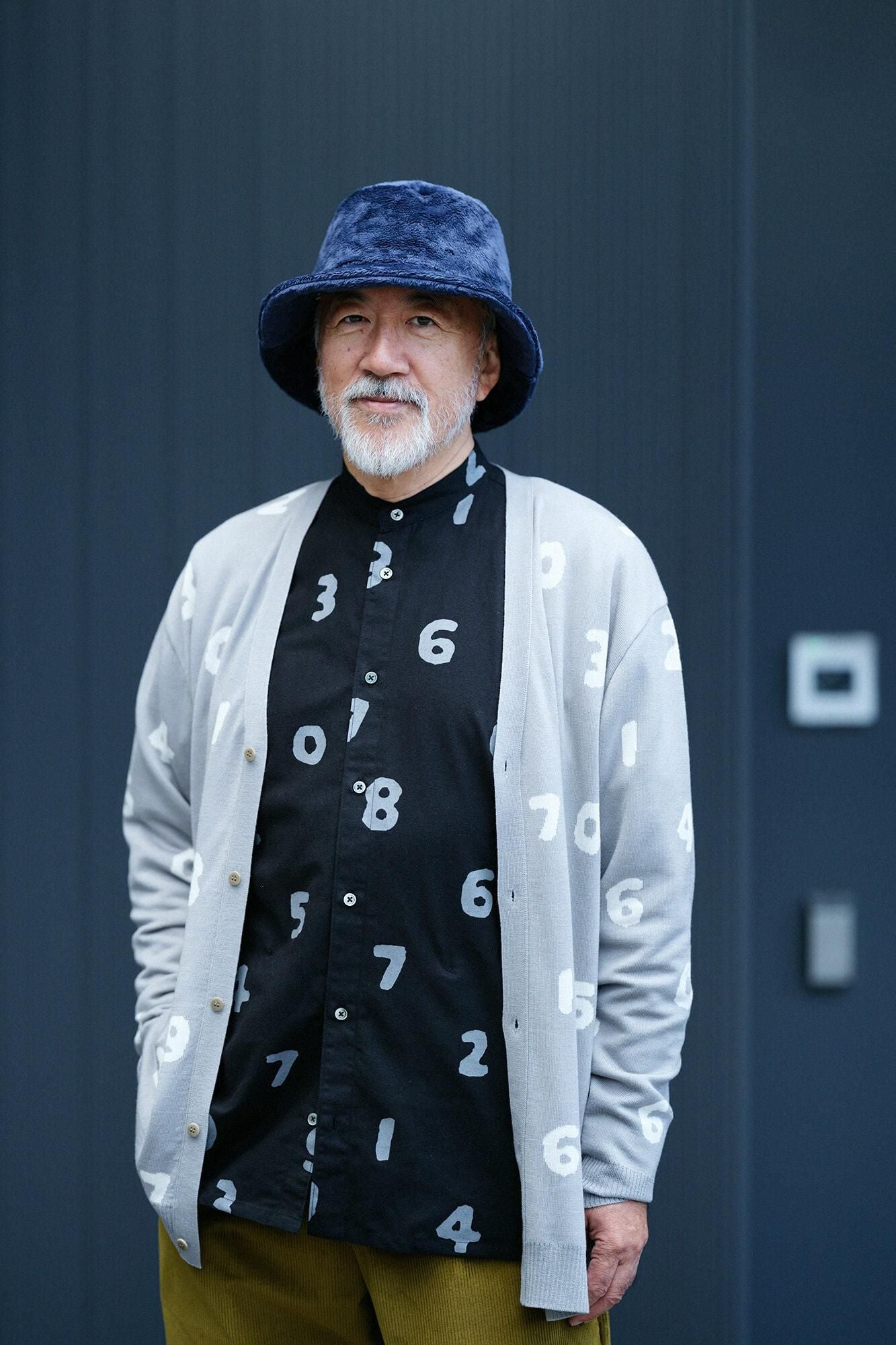 ボアハット／濃紺（のうこん）×SO-SU-U昆（こん）