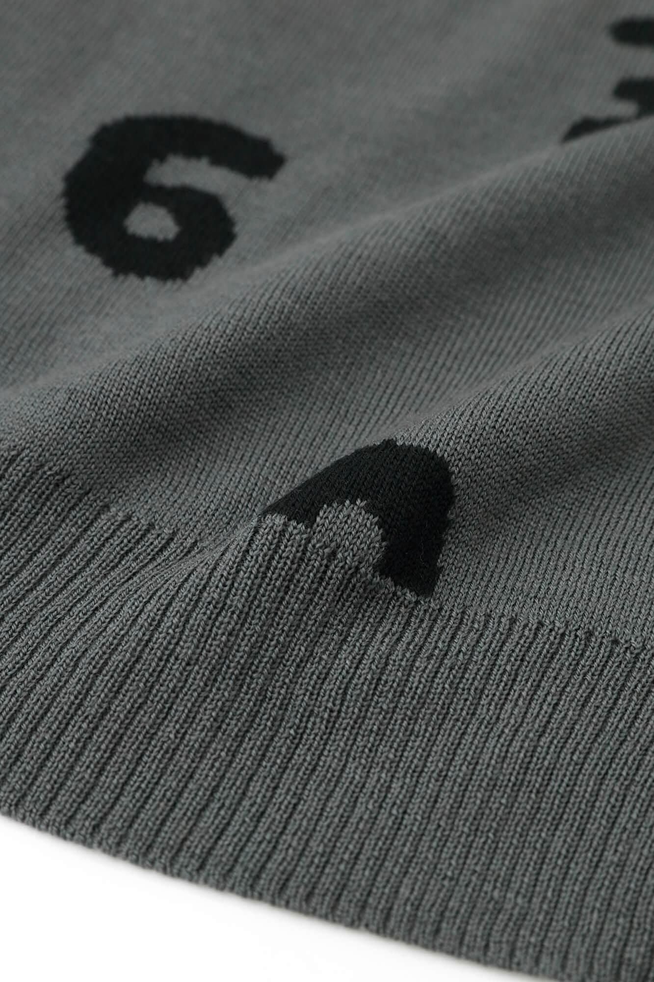 Super 140's Jacquard-Cardigan/SO-SU-U Dunkle Asche