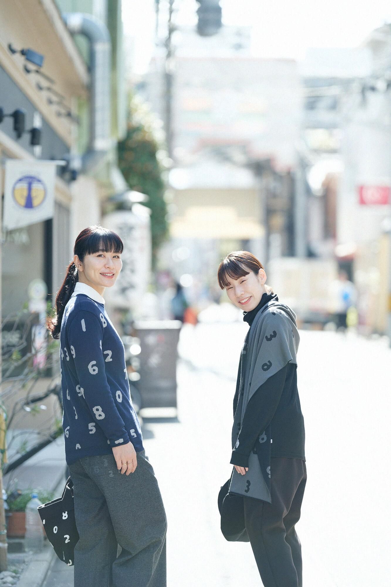 Super 140의 Jacquard Crew Neck Knit/SO-SU-U 남색