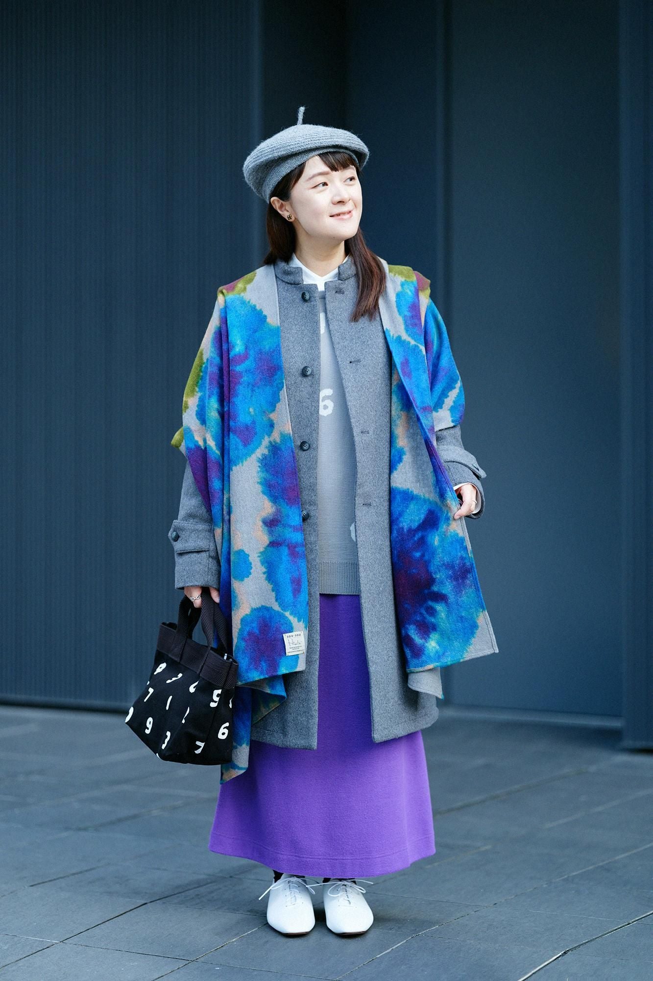 Super 140의 Jacquard Crew Neck Knit/SO-SU-U 쥐 (Snezu)