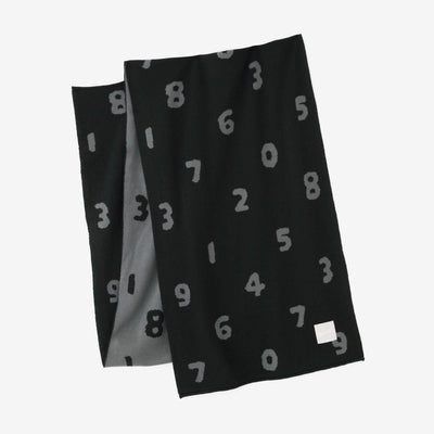 スーパー140'sジャカード マフラー／SO-SU-U 濡羽色（ぬればいろ）