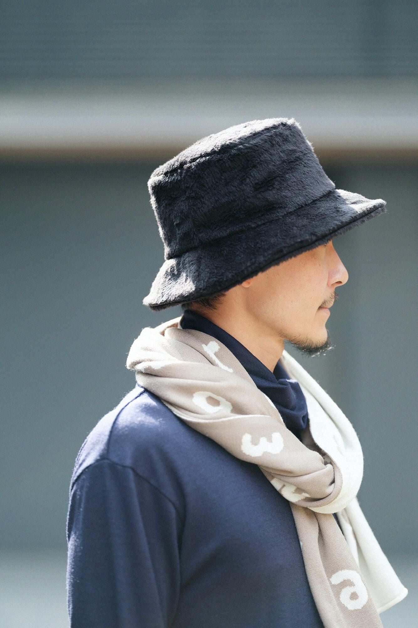 スーパー140'sジャカード マフラー／SO-SU-U 生白（きじろ）