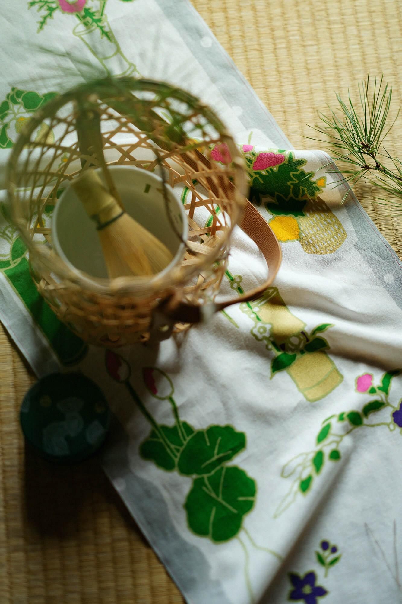 ISE Cotton Textile Tenugui / Chabana