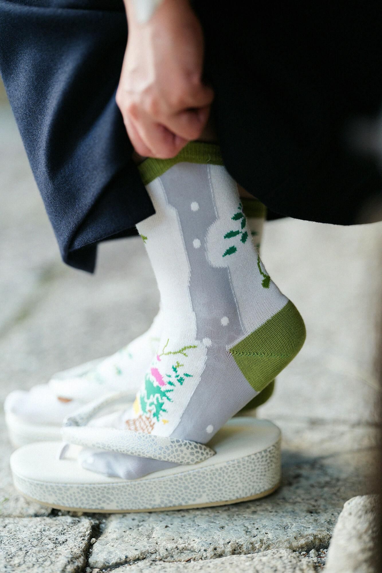 Tabi Socks (Mid-calf)／Chabana【Men・Women】