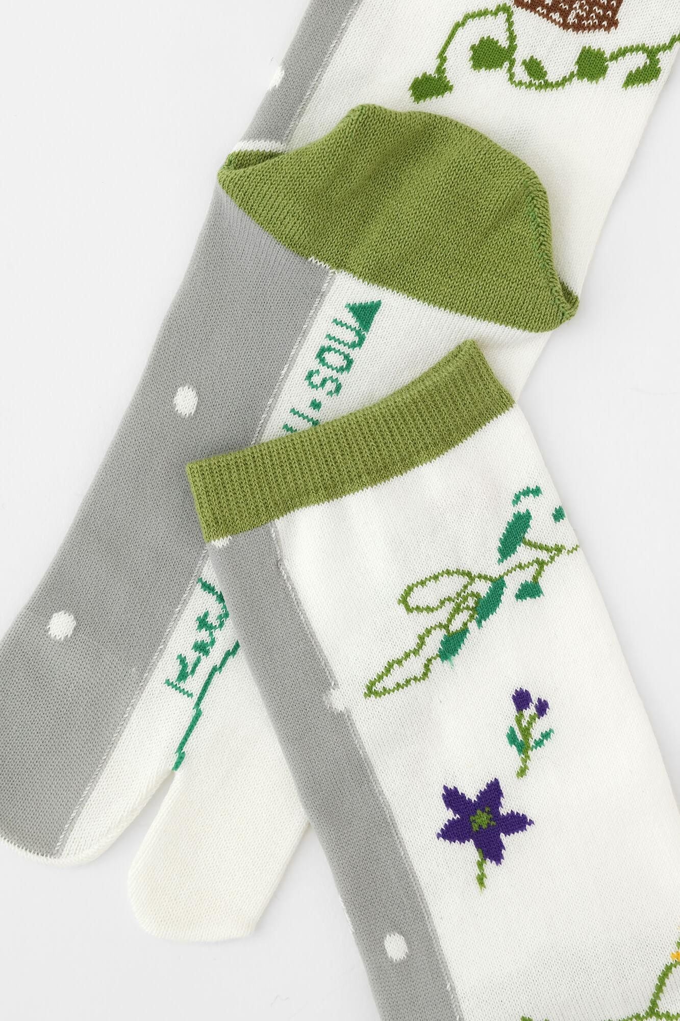 Tabi Socks (Mid-calf)／Chabana【Men・Women】