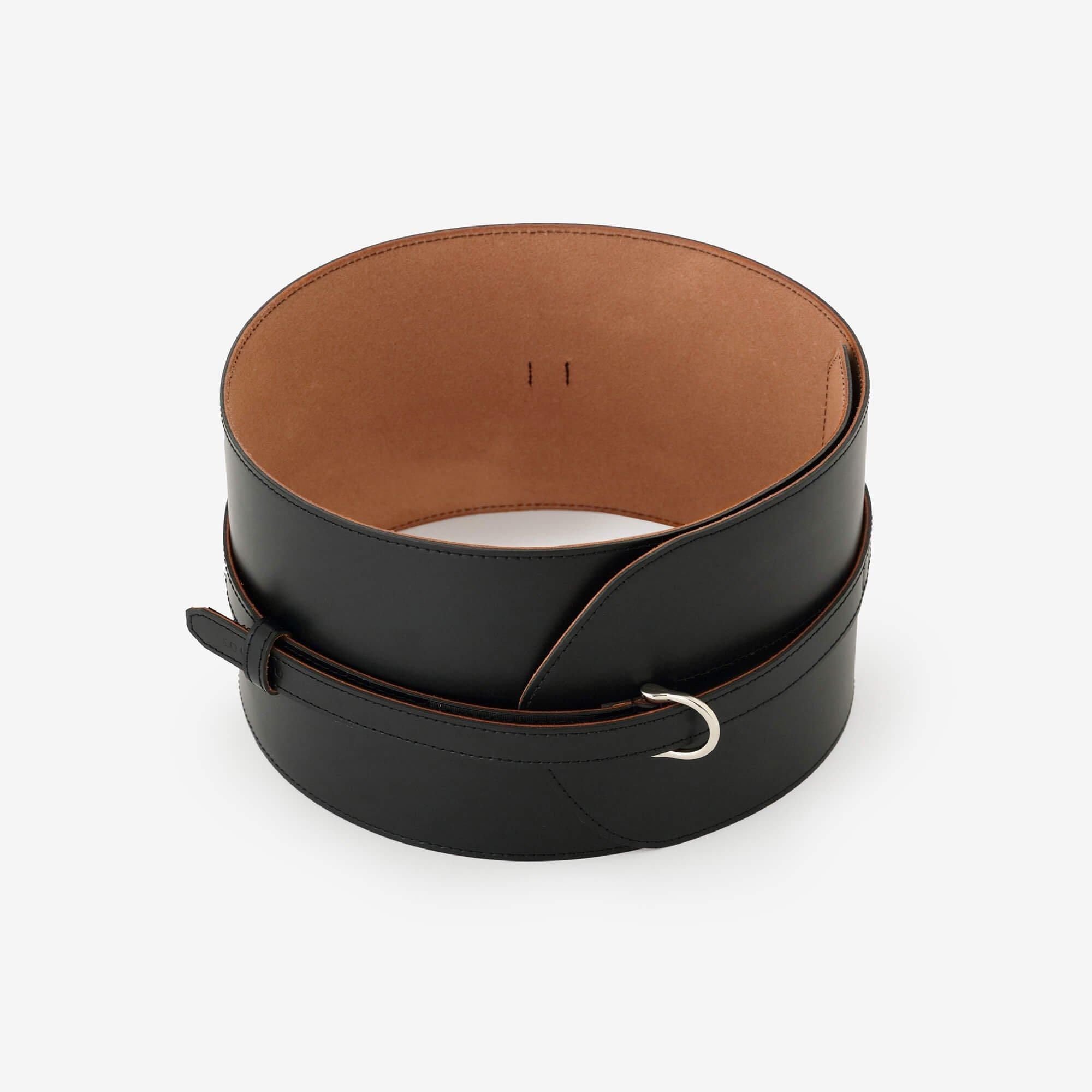 Leather Obi Belt / Black 2