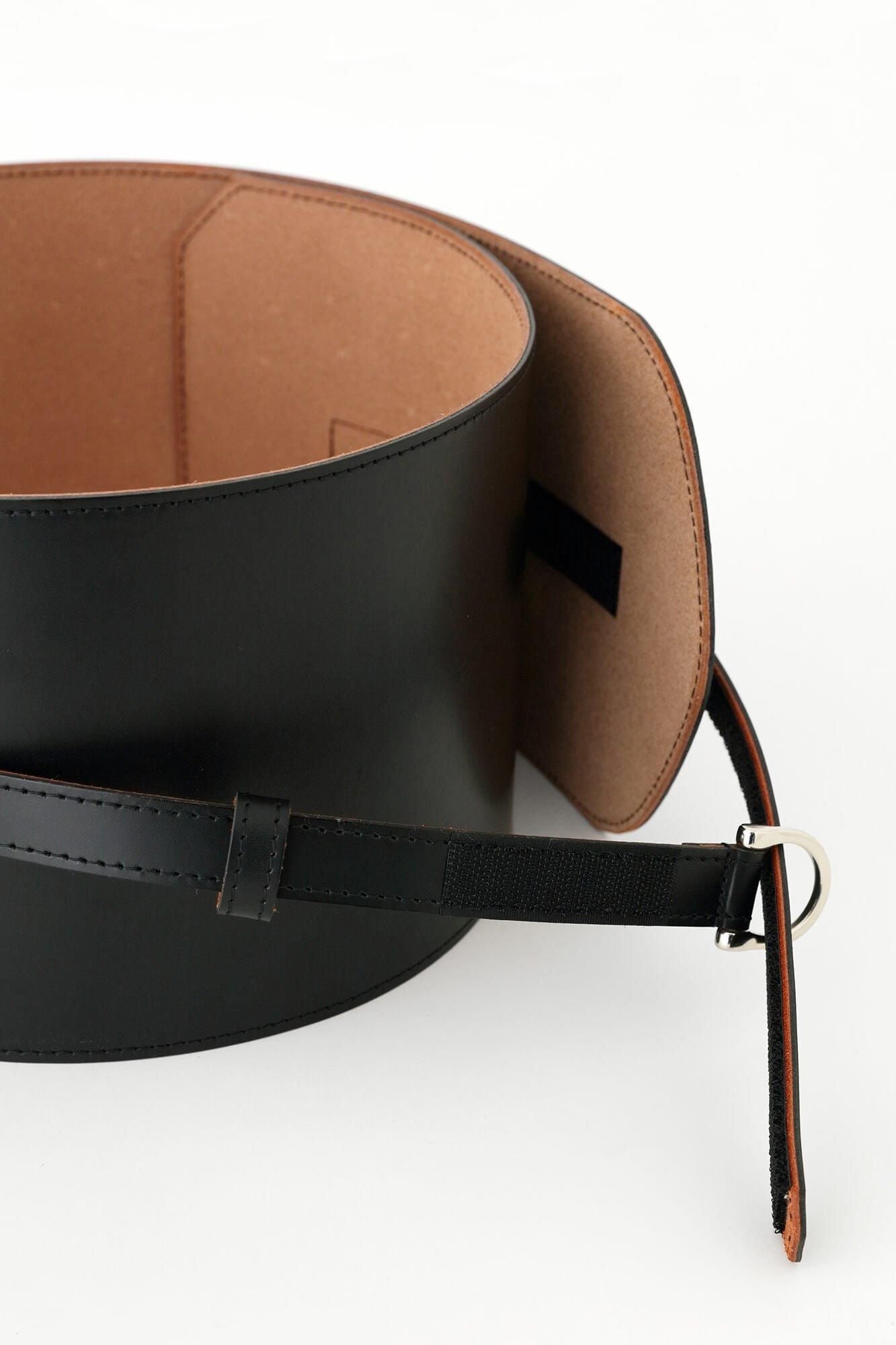 Leather Obi Belt / Black 2