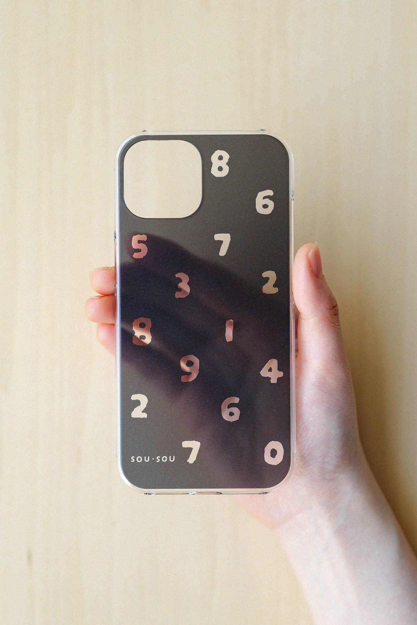 iPhone_15 Cover Case／Clear・SO-SU-U Black