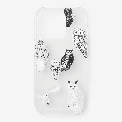 iPhone_15_pro couverture textile / hibou
