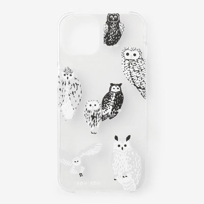 iPhone_15_plus Couverture textile / hibou