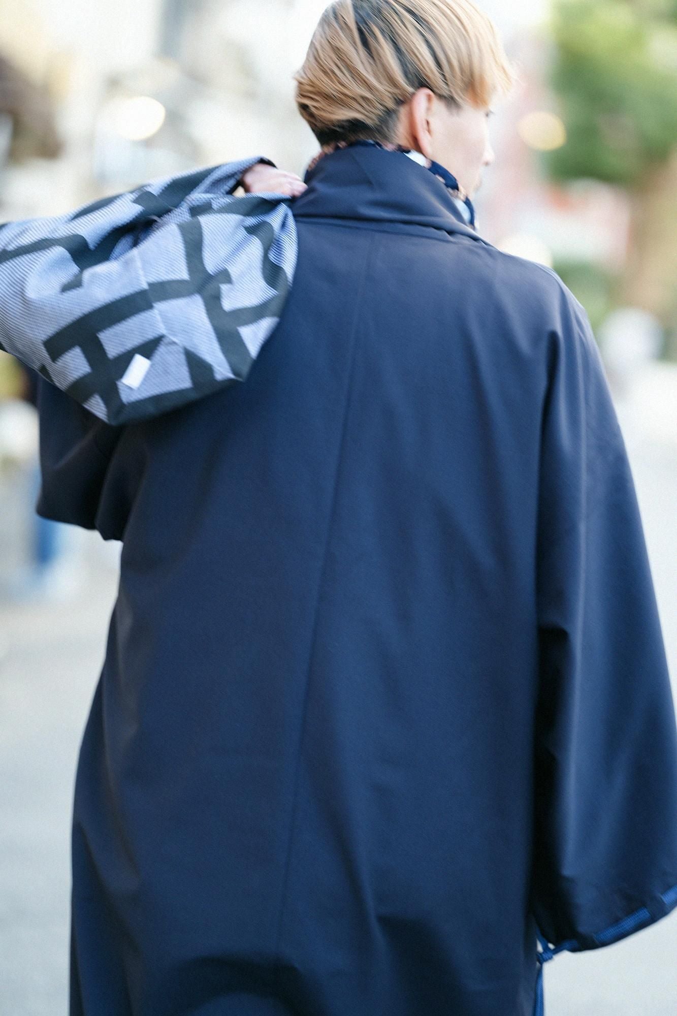 知多木棉 刺子繡 小巾折 穩 隨行袋／柵欄