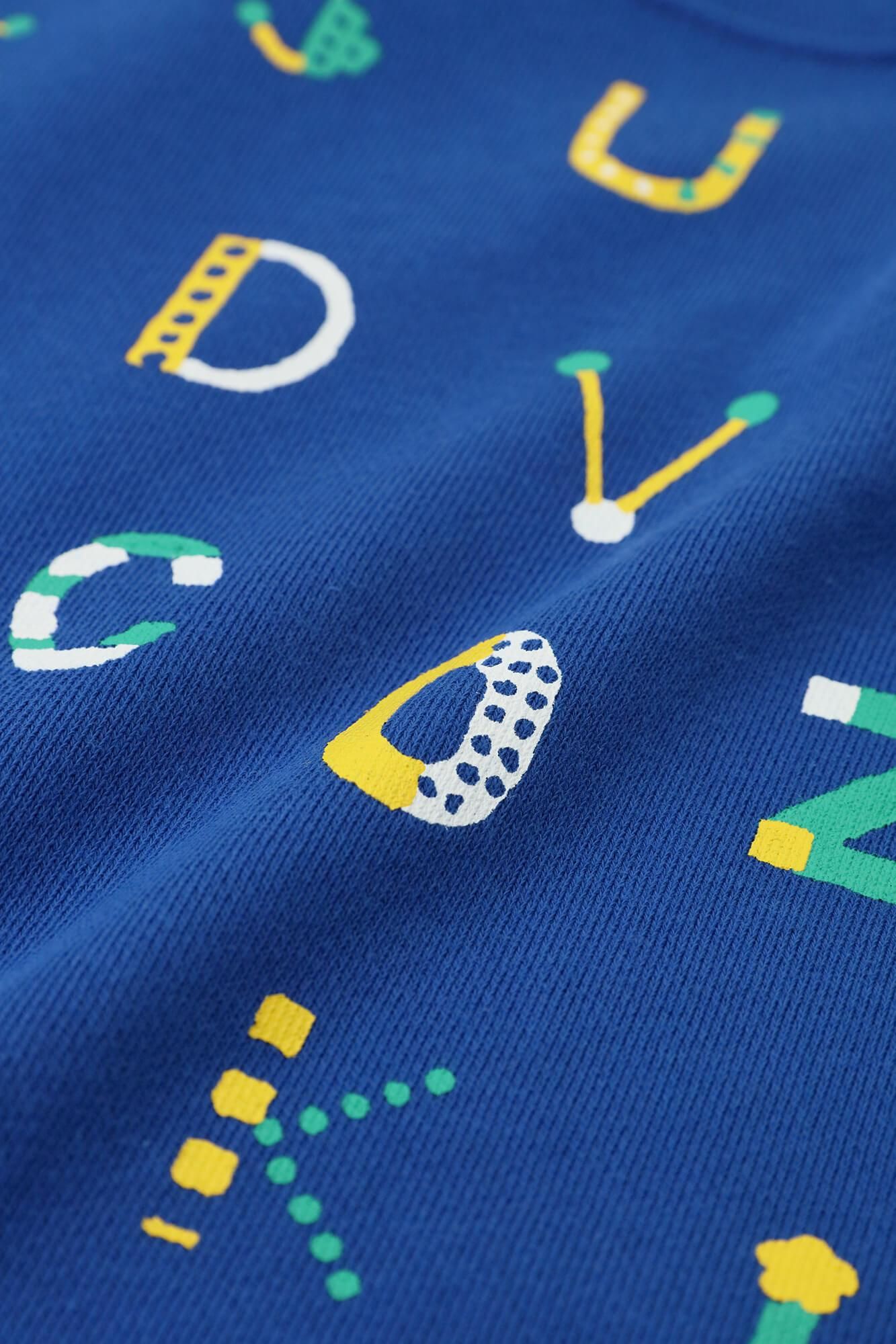 ●YO-U-MO-JI 三色衛衣／藍色