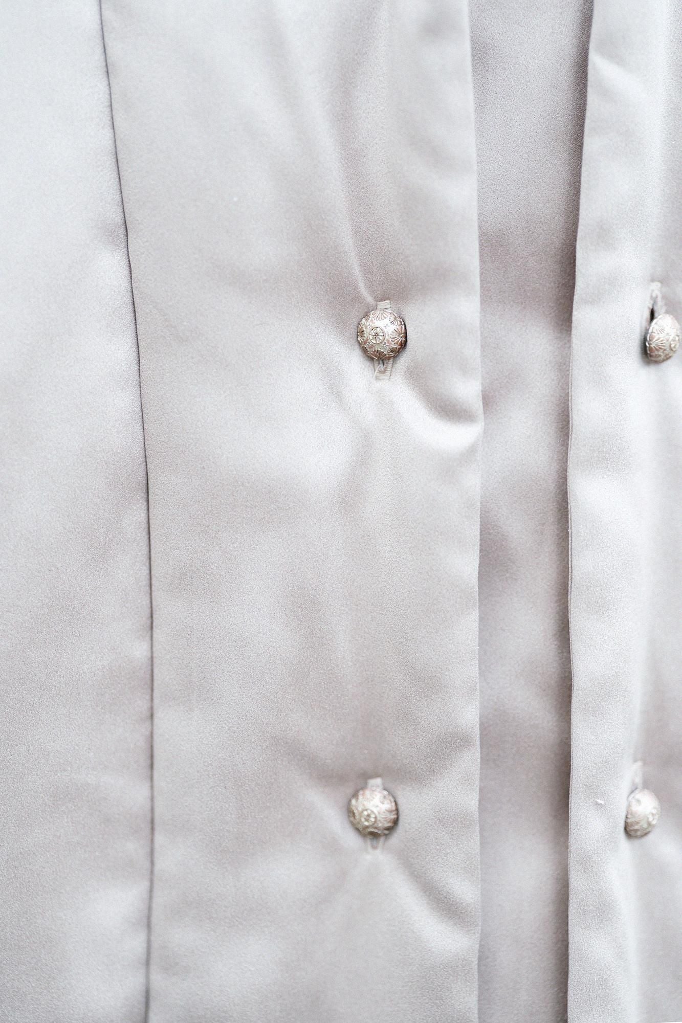 フェイクヌバック 長陣羽織（ながじんばおり） 宮中袖（きゅう