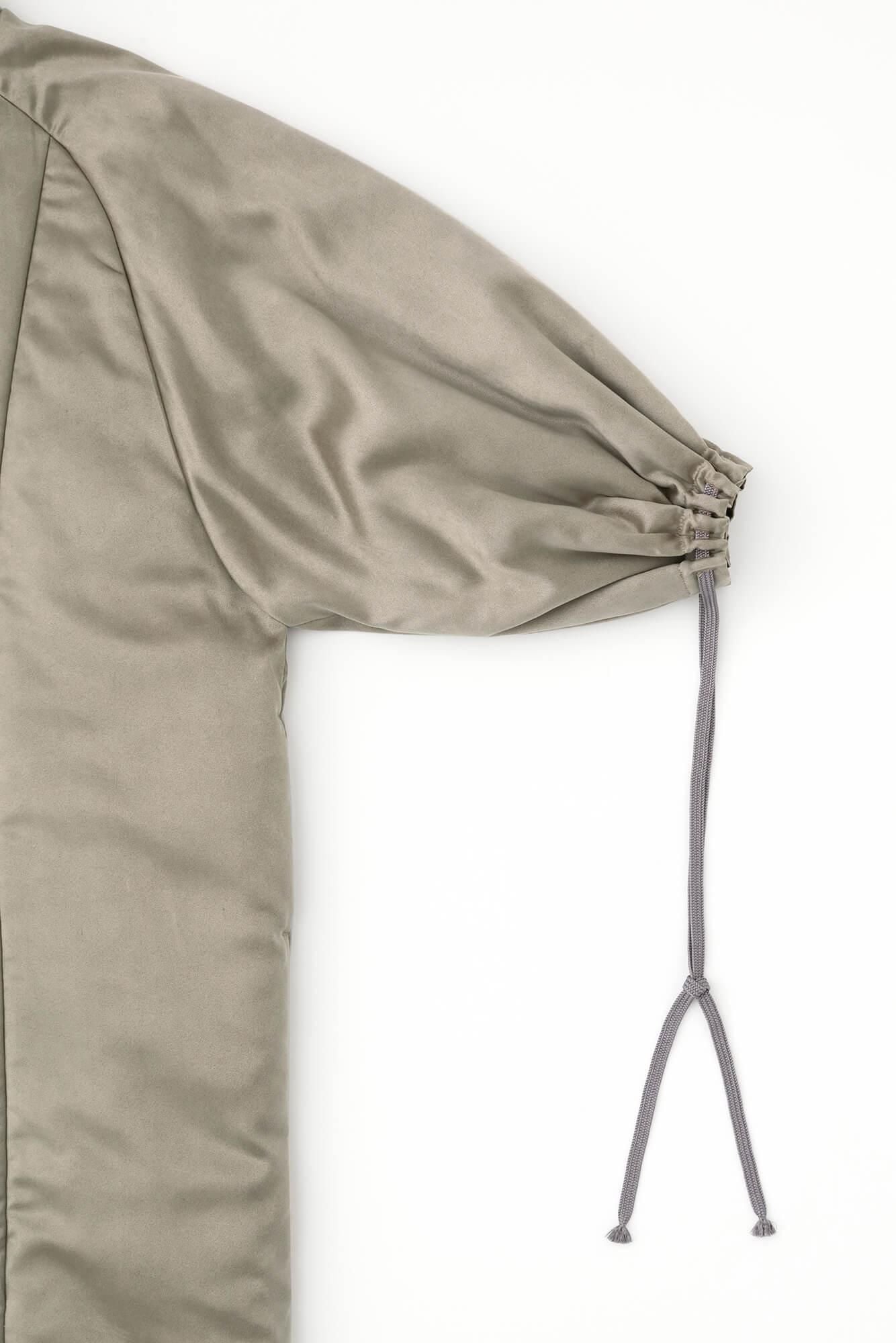 フェイクヌバック 長陣羽織（ながじんばおり） 宮中袖（きゅうちゅうそ