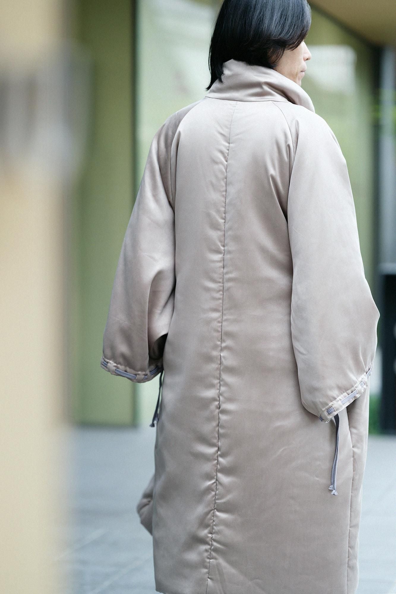 フェイクヌバック 長陣羽織（ながじんばおり） 宮中袖（きゅう