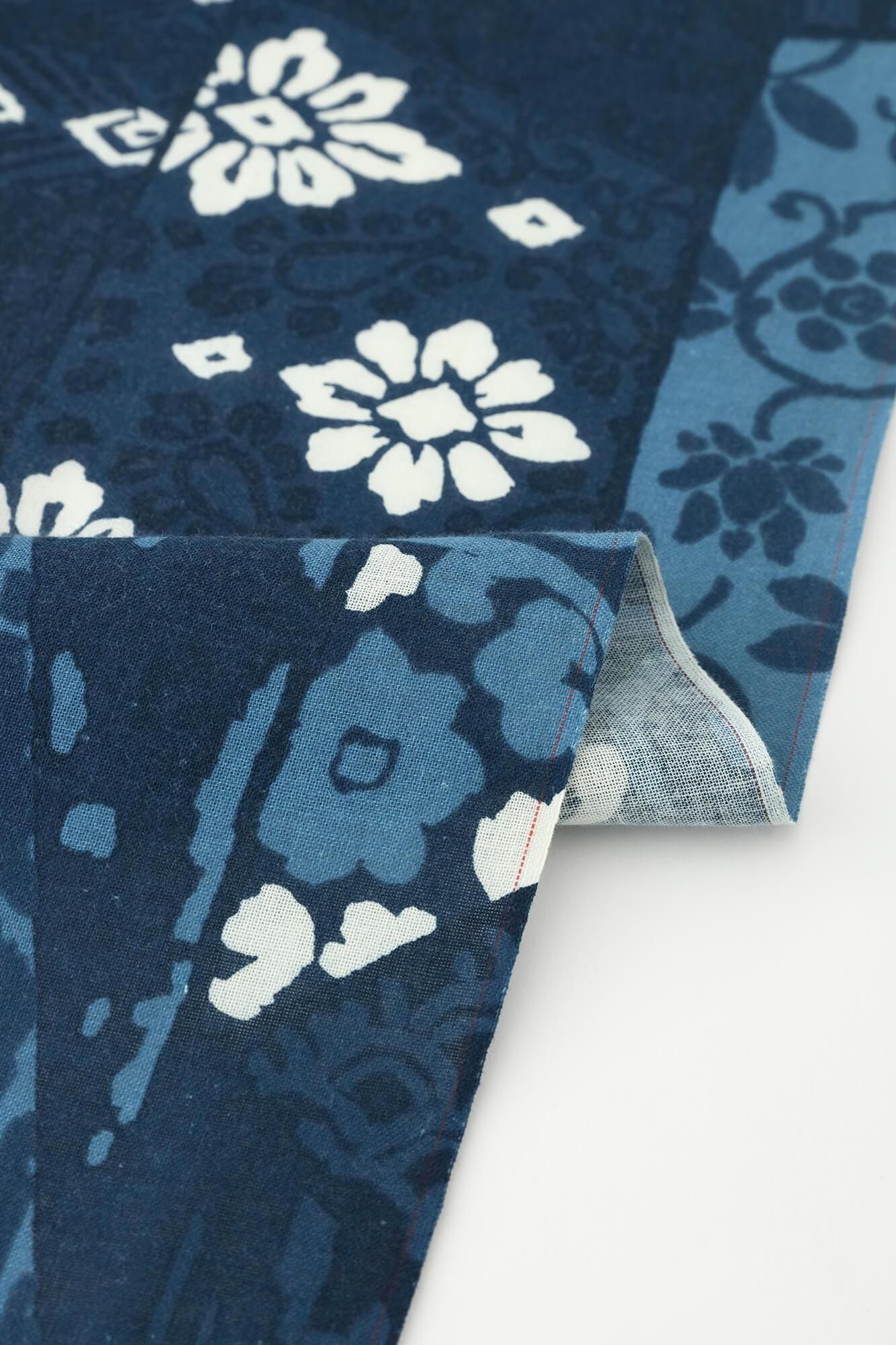 SOU・SOU×Fujitasenen Ainasen Handkerchief／Patchwork Kimono of Uesugi Kenshin Family-Recreation