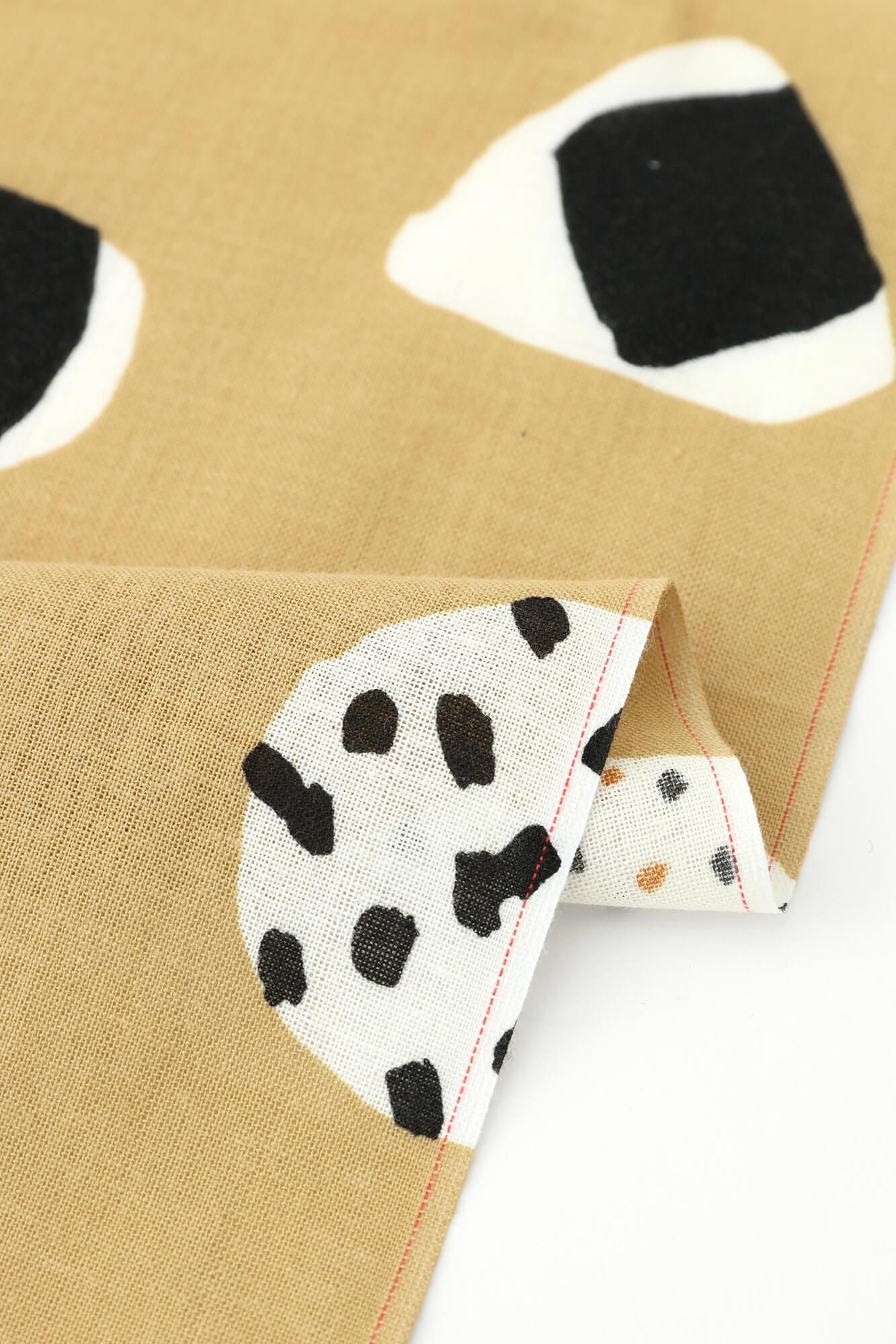 伊勢木棉圖案紋樣手巾（短版）/飯糰