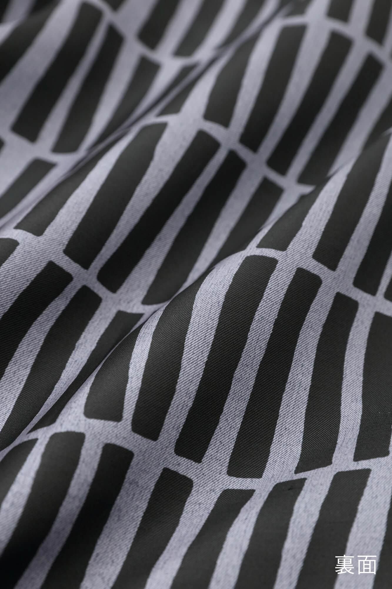 【預購】【net限定】尾州緹花 斜紋織 立領短外套／青墨色×拍子木（※預計於12月9日左右發貨）