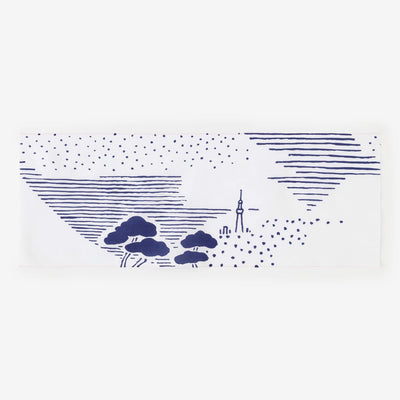 Ise Momen Textil-Tenugui/Blume von Edo