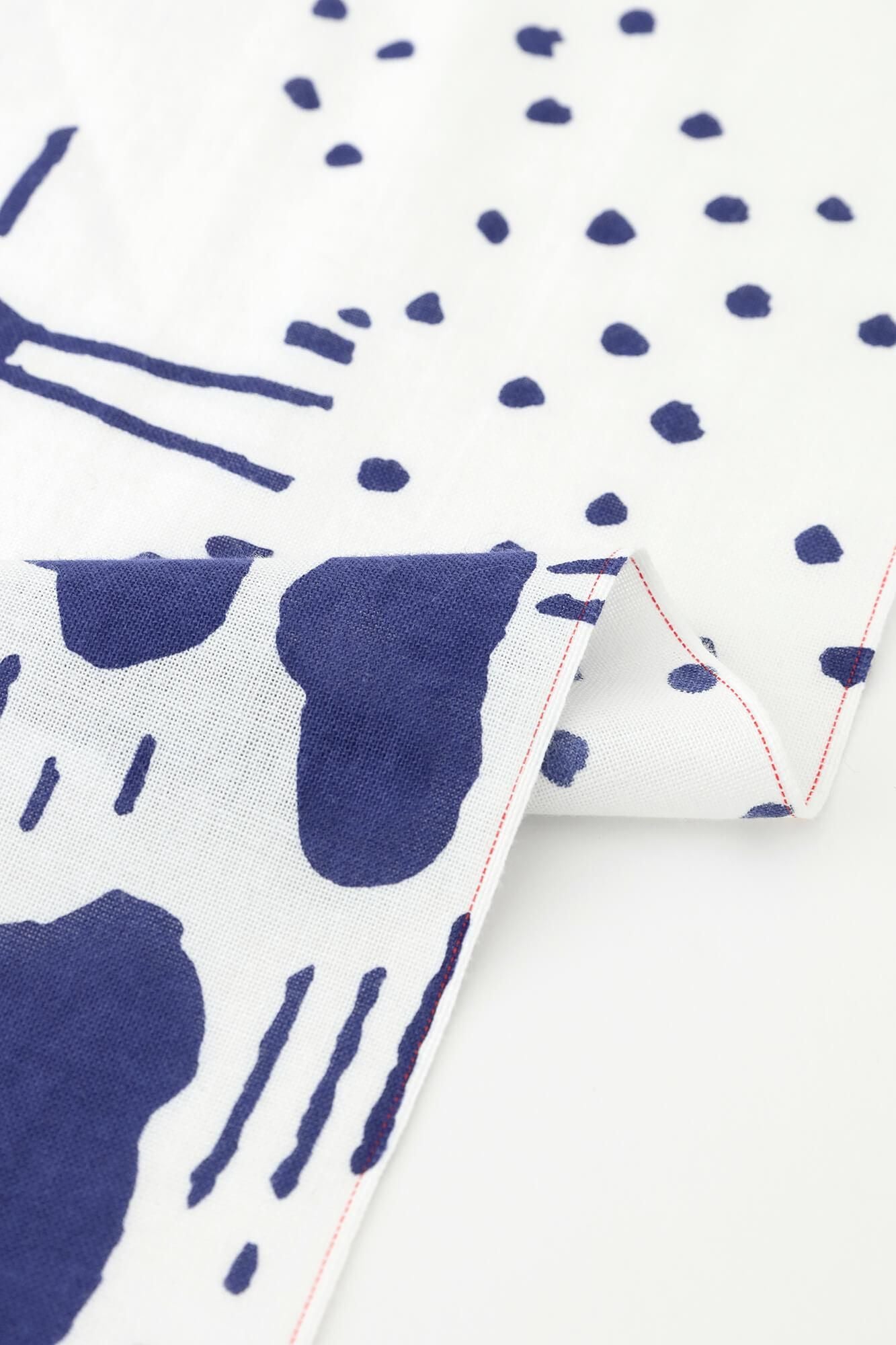 Ise Momen Textil-Tenugui/Blume von Edo