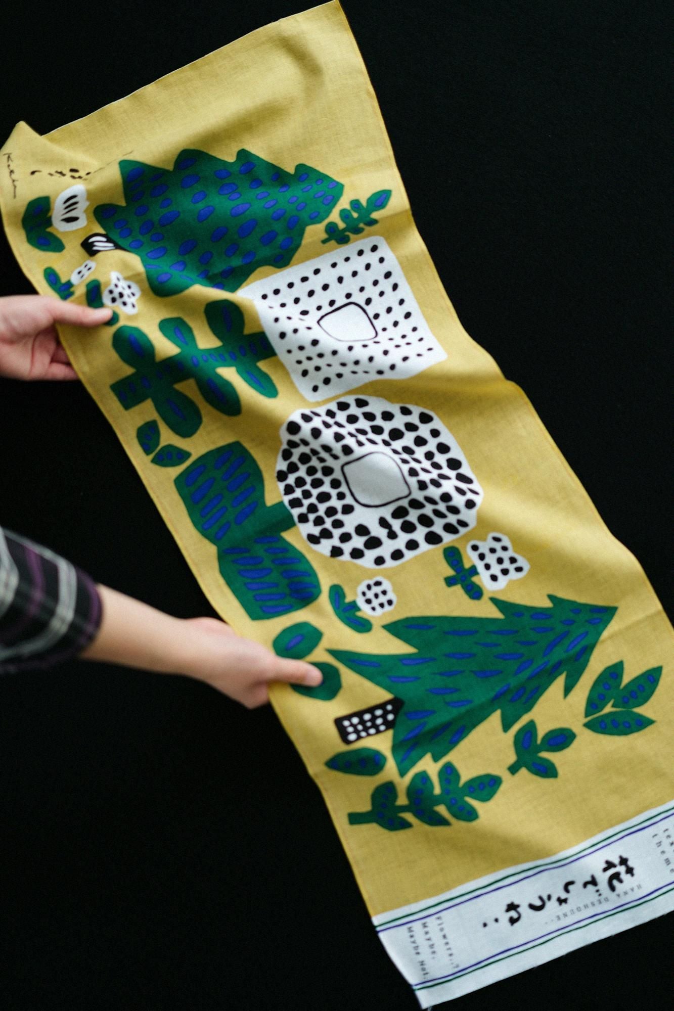 伊勢木綿 textile手ぬぐい／おとぎばなし