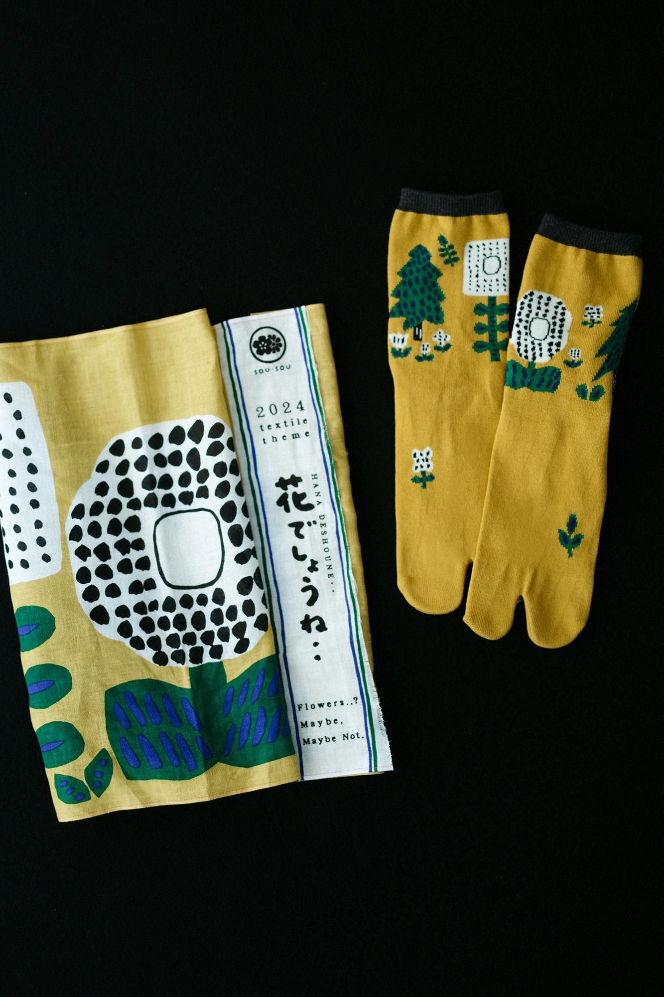 伊勢木綿 textile手ぬぐい／おとぎばなし