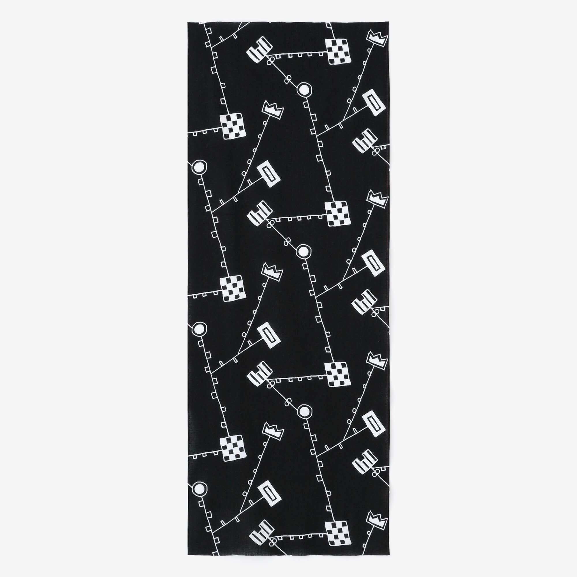 ISE Cotton Textile Tenugui / Kara Grass Play