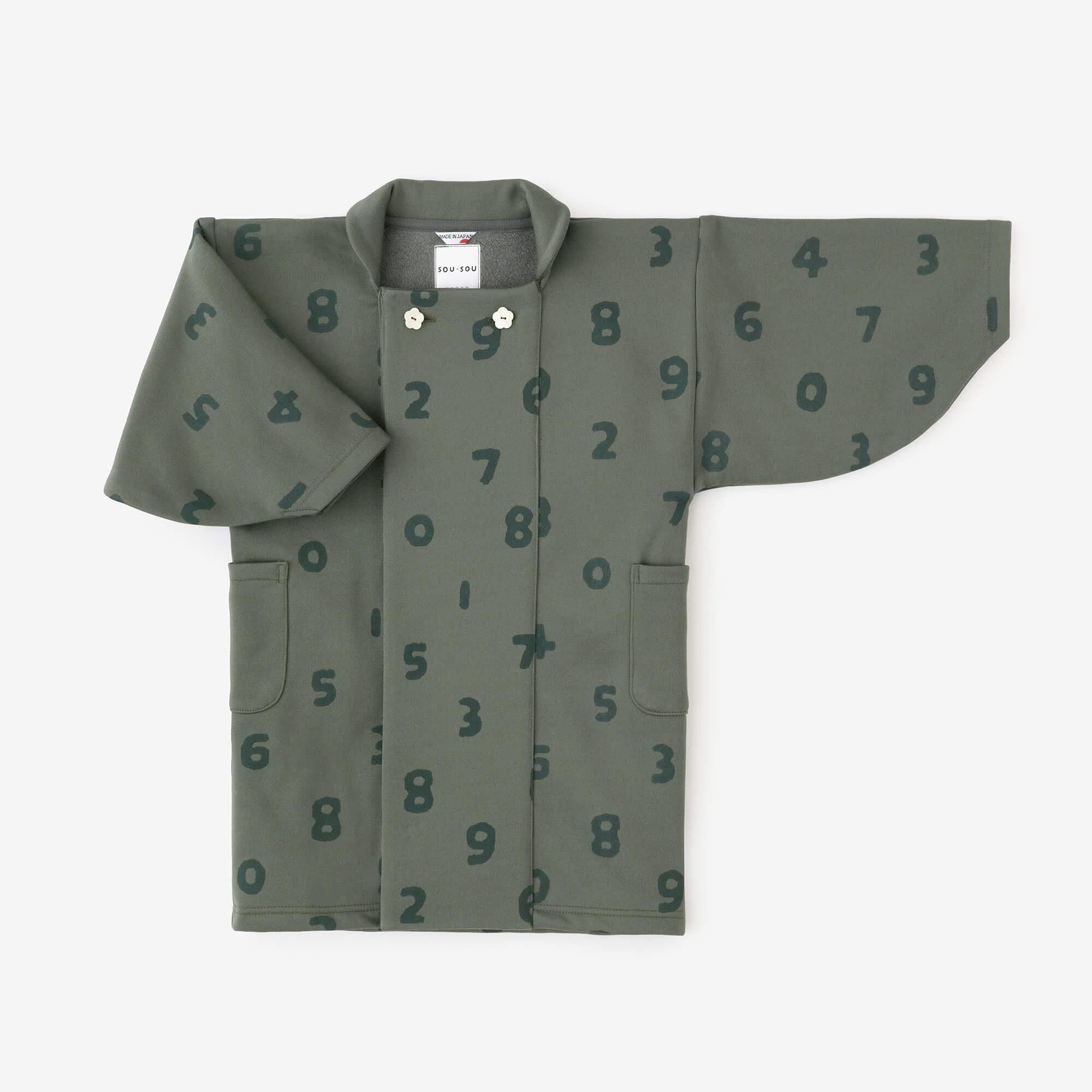 ●ArakiAlready Square Neck Naginata Sleeve Coat／SO-SU-U Green