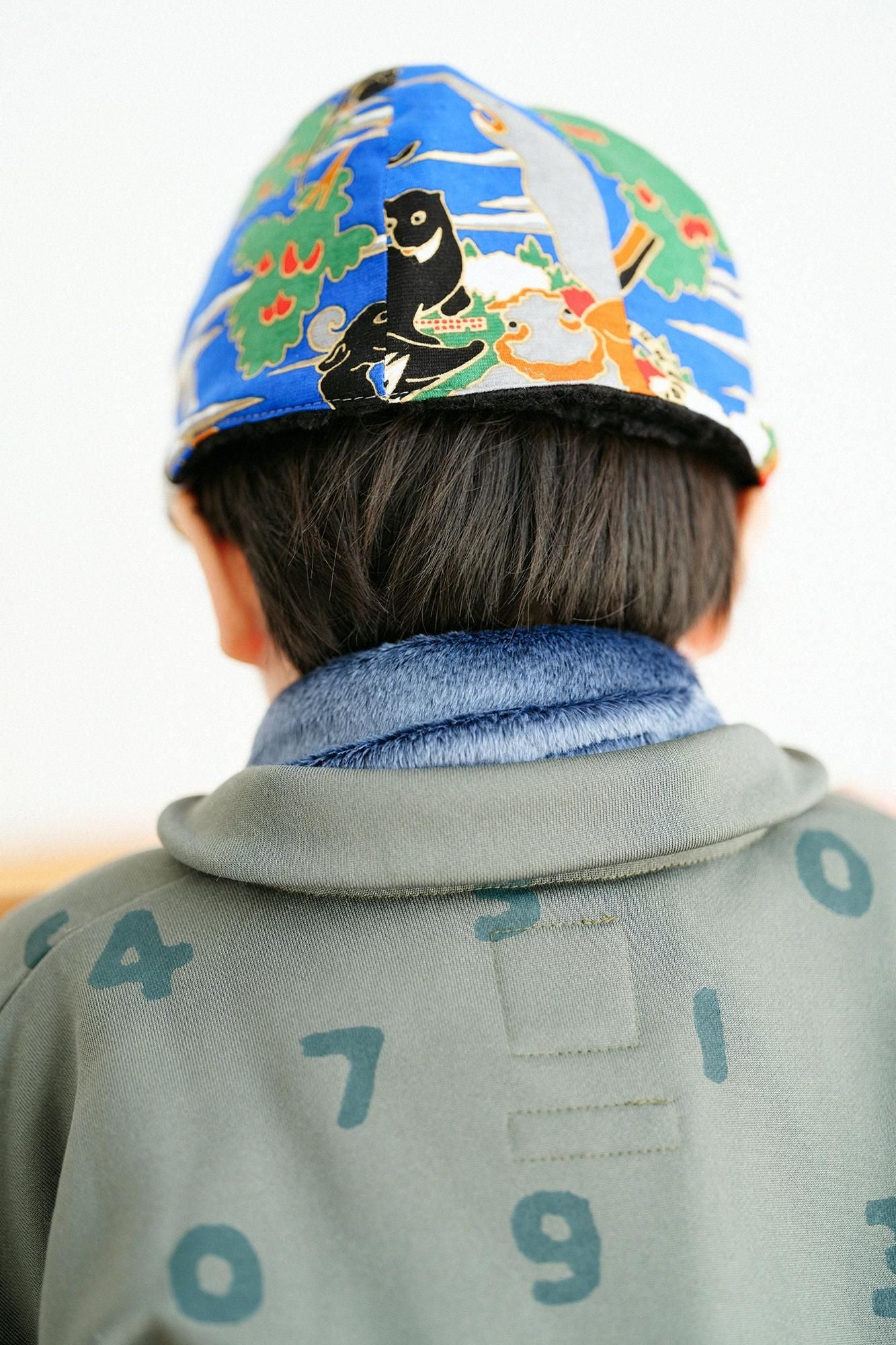 ●ArakiAlready Square Neck Naginata Sleeve Coat／SO-SU-U Green