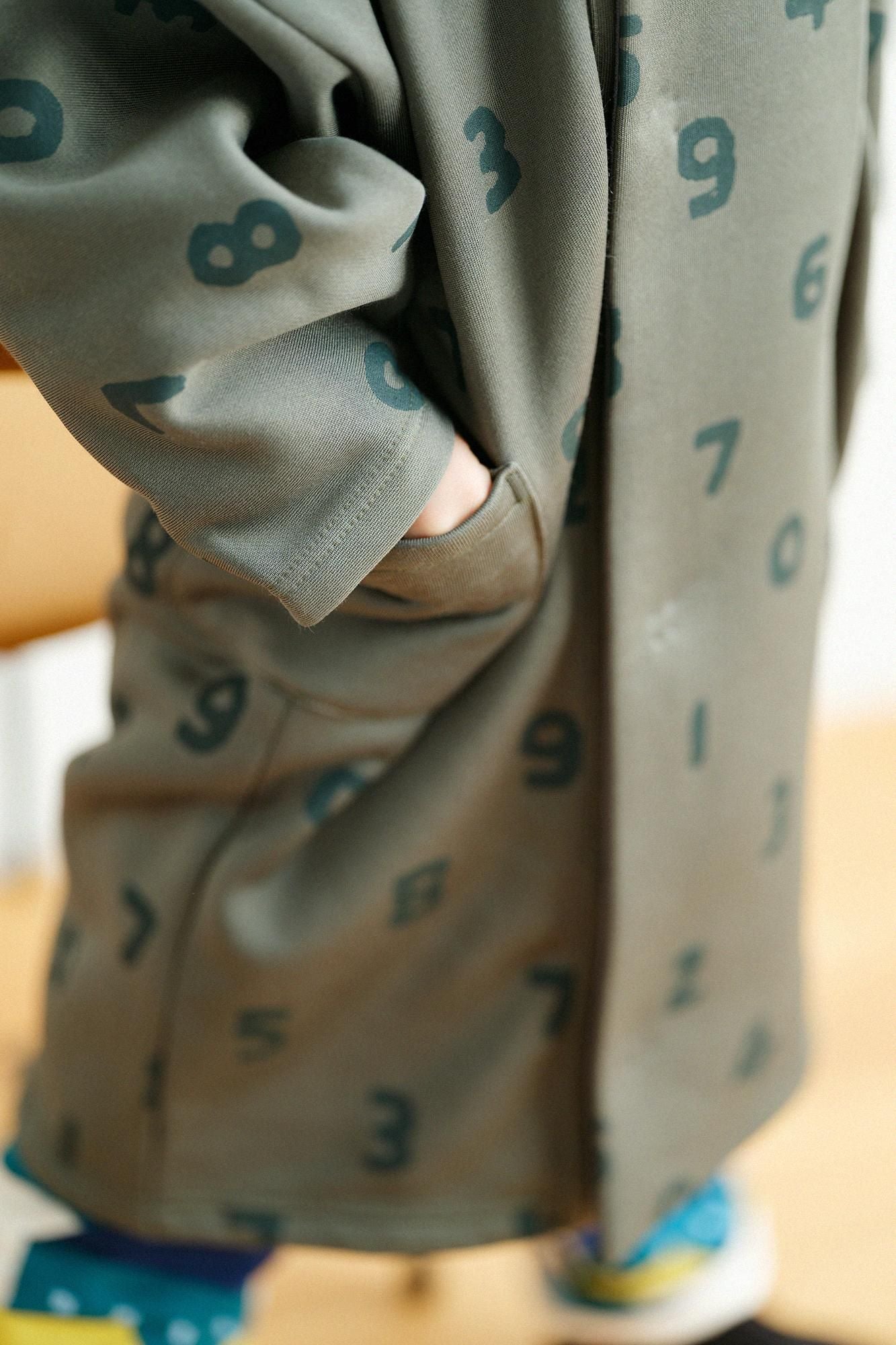 ●ArakiAlready Square Neck Naginata Sleeve Coat／SO-SU-U Green