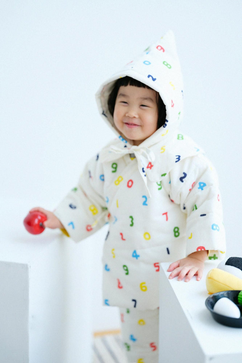 Capuche en coton/Maillot de bain enfant