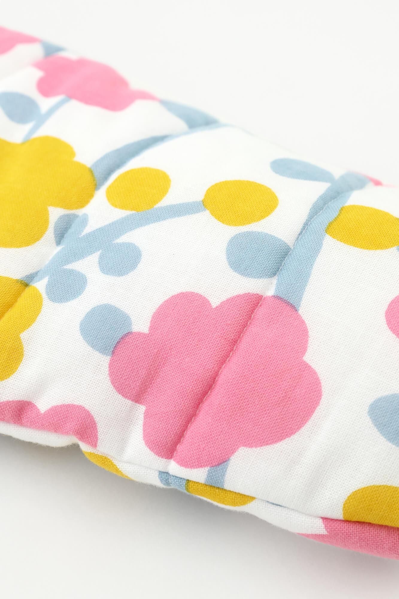 ●伊勢木棉夾棉 兒童作務衣 上／寒紅梅 春陽