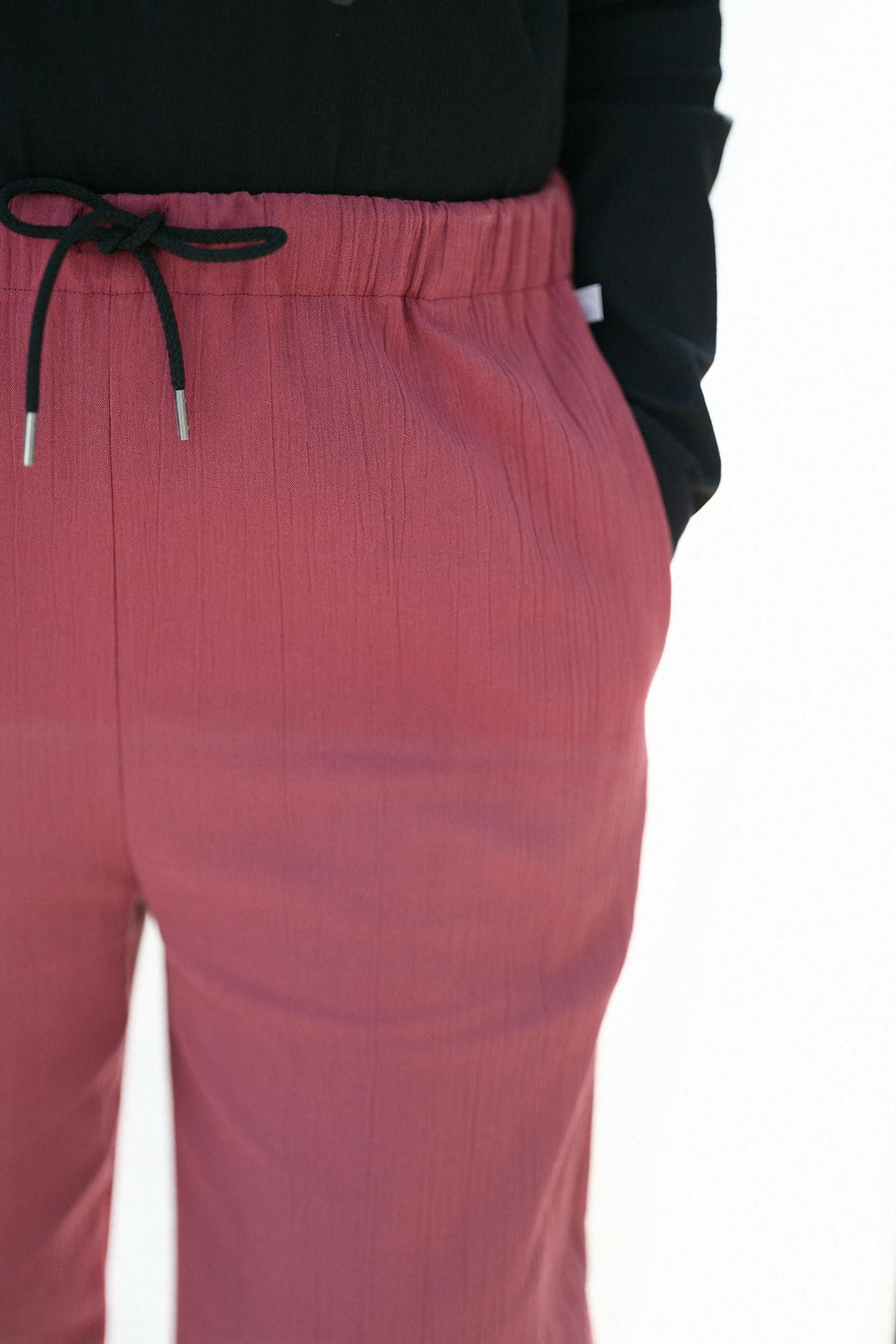 [Online limitiert] Takashima Shijime 20/10 Weite Hose 2.0/Granatapfelfarbe