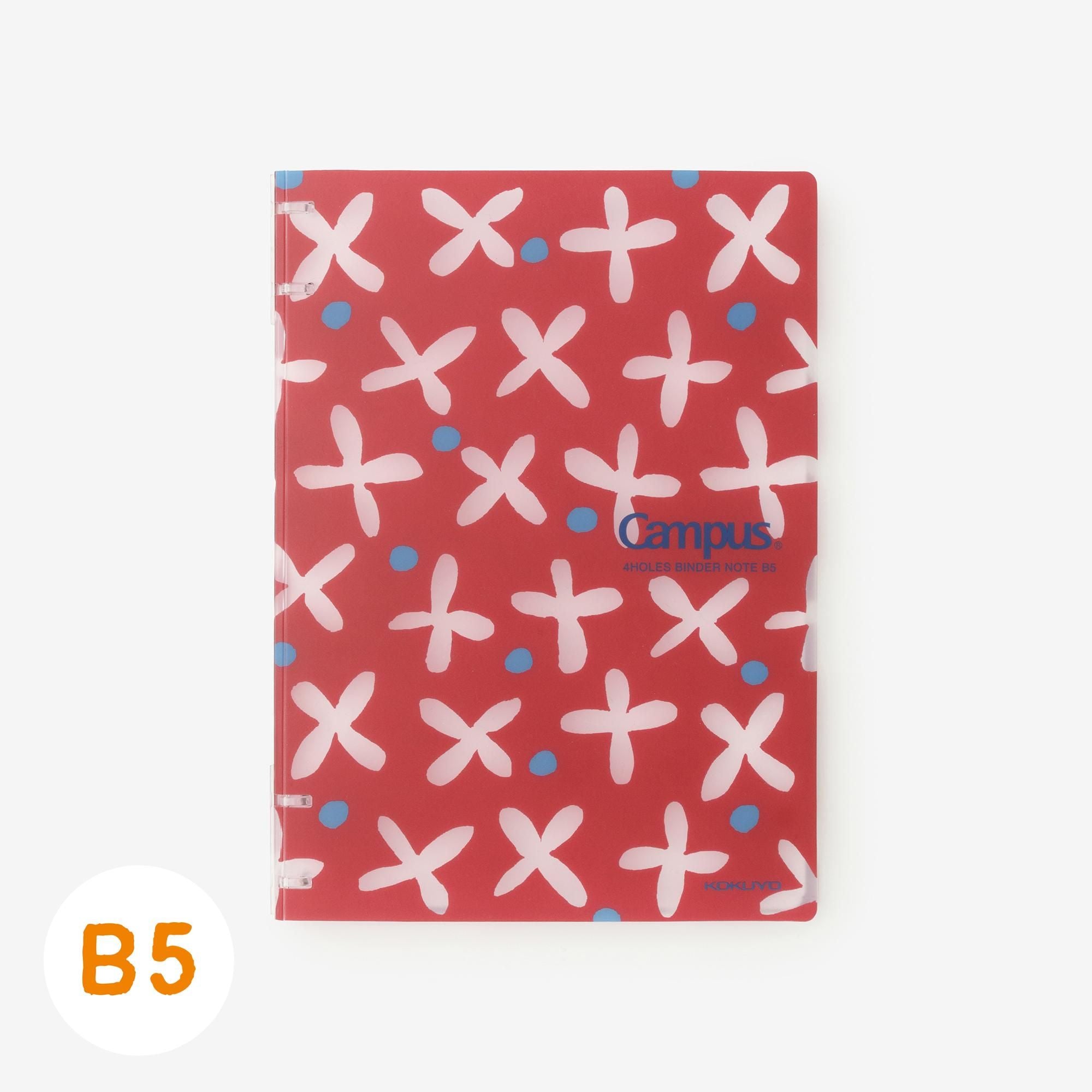 SOU・SOU×コクヨ バインダー 2X2リング B5／すずしろ草