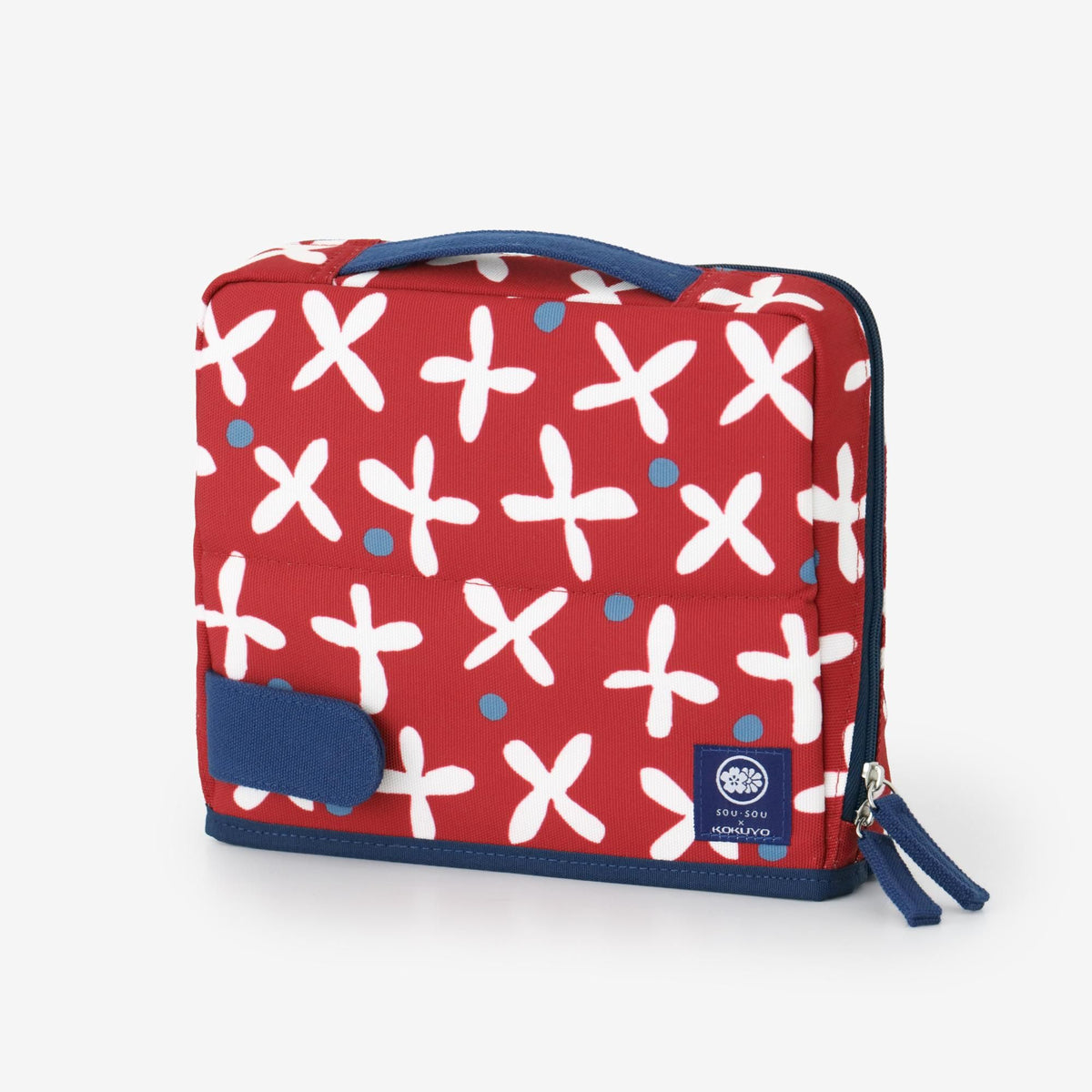 SOU・SOU×コクヨ スタンドバッグインバッグ／すずしろ草