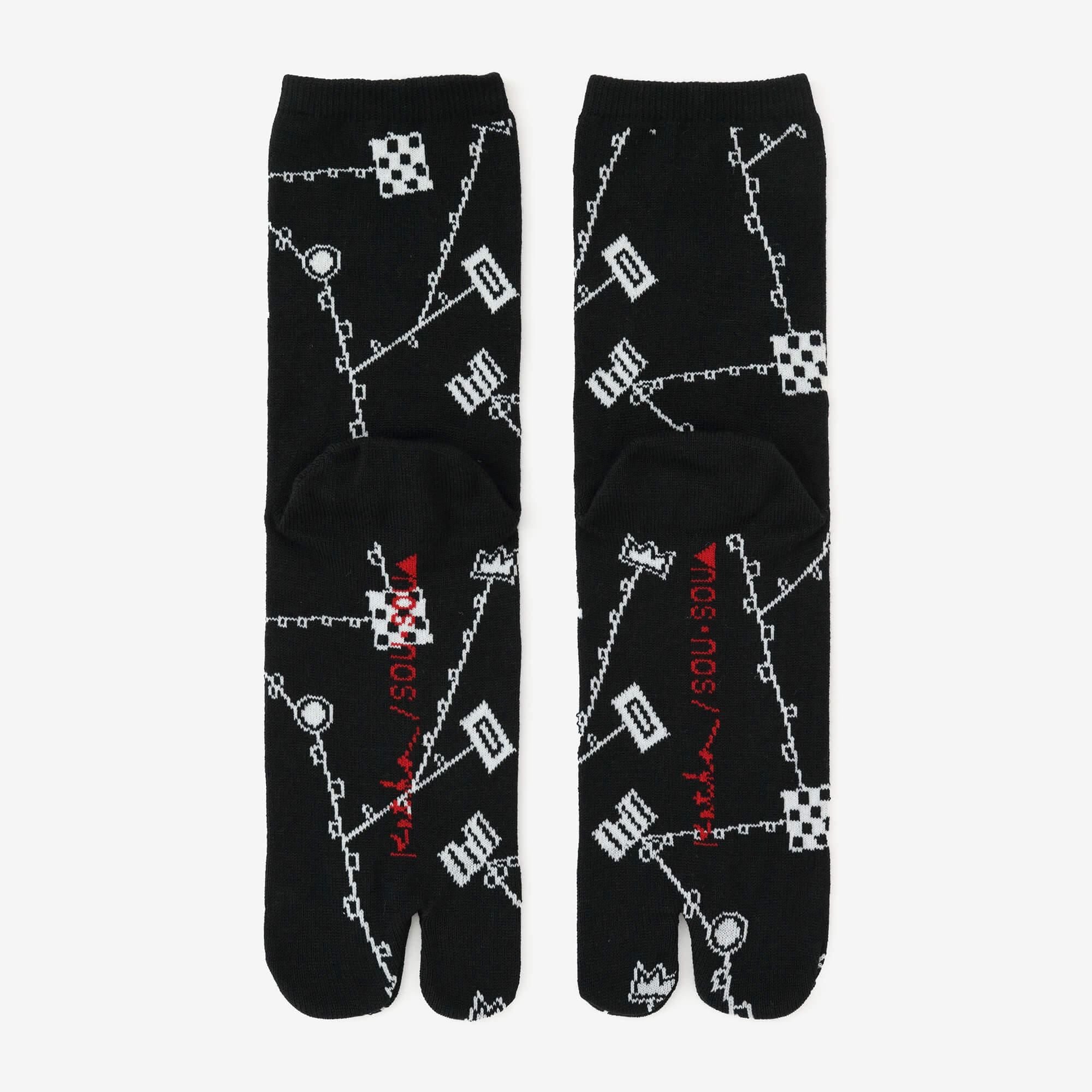 足袋下（普通丈）／から草あそび 【男・女性用】