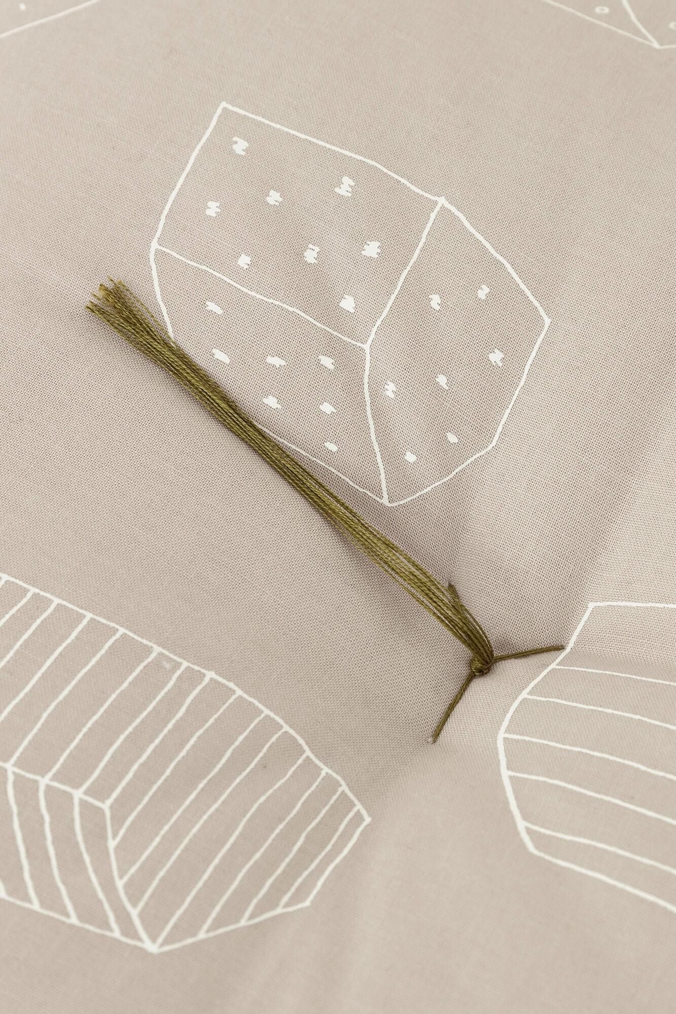 Coussin sou ・ sou kyoto (tissage nature du 20e-nombre) / maison (shuraku) [※ livraison d'environ 3 semaines]