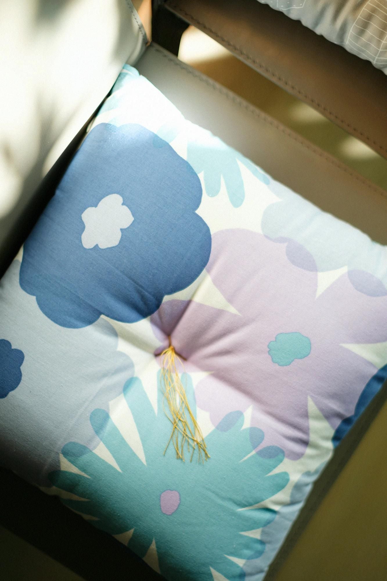 SOU・SOU교토방석(21st Plain 직조)/오오라카토리도리 중간 물 보라색 (Suishi) [※ 전달 약 3 주]