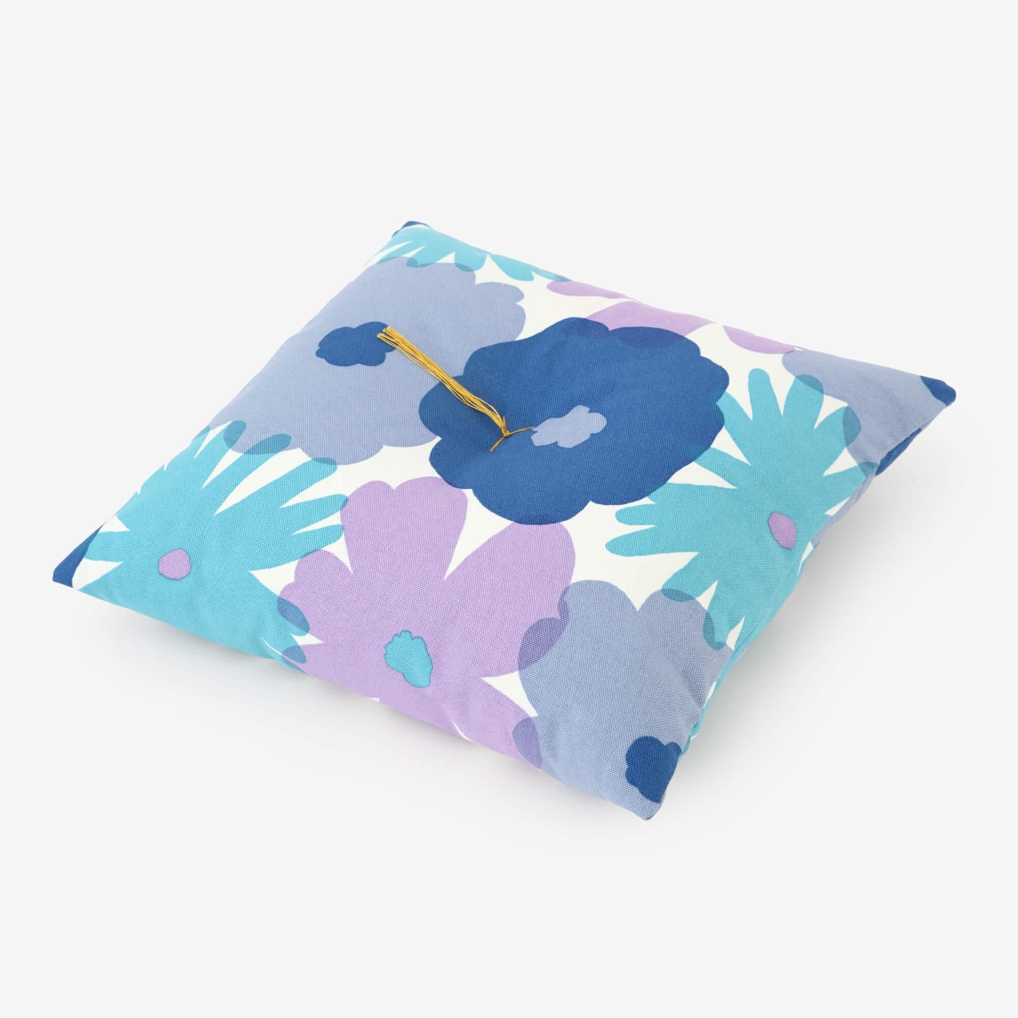 SOU・SOU교토방석（8호 캔버스）／오오라카토리도리 중간 물 보라색 (Suishi) [※ 전달 약 3 주]