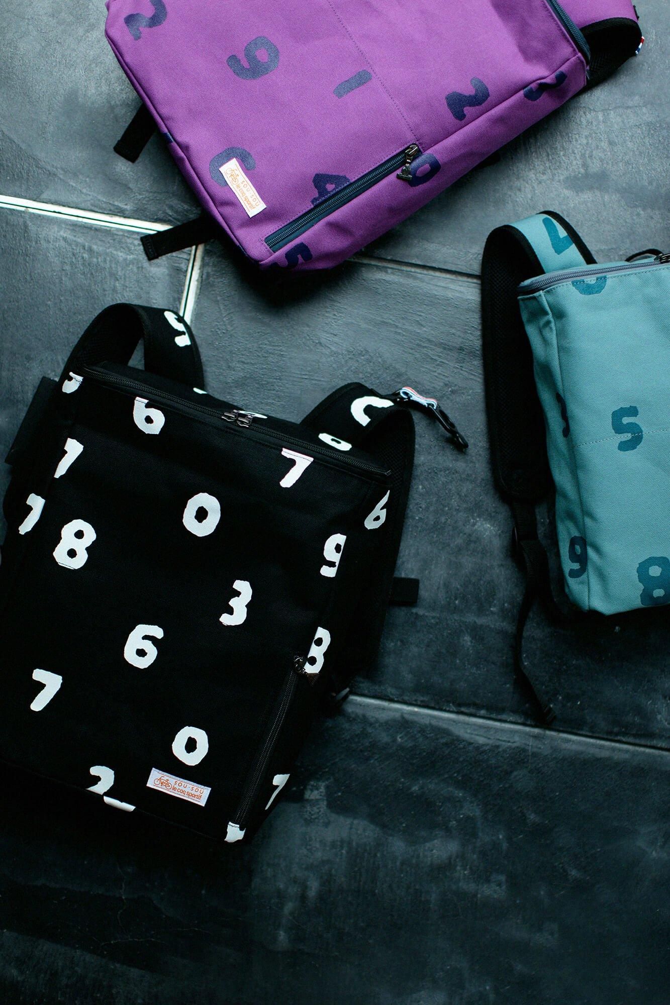 BOX Backpack / SO-SU-U Black× White