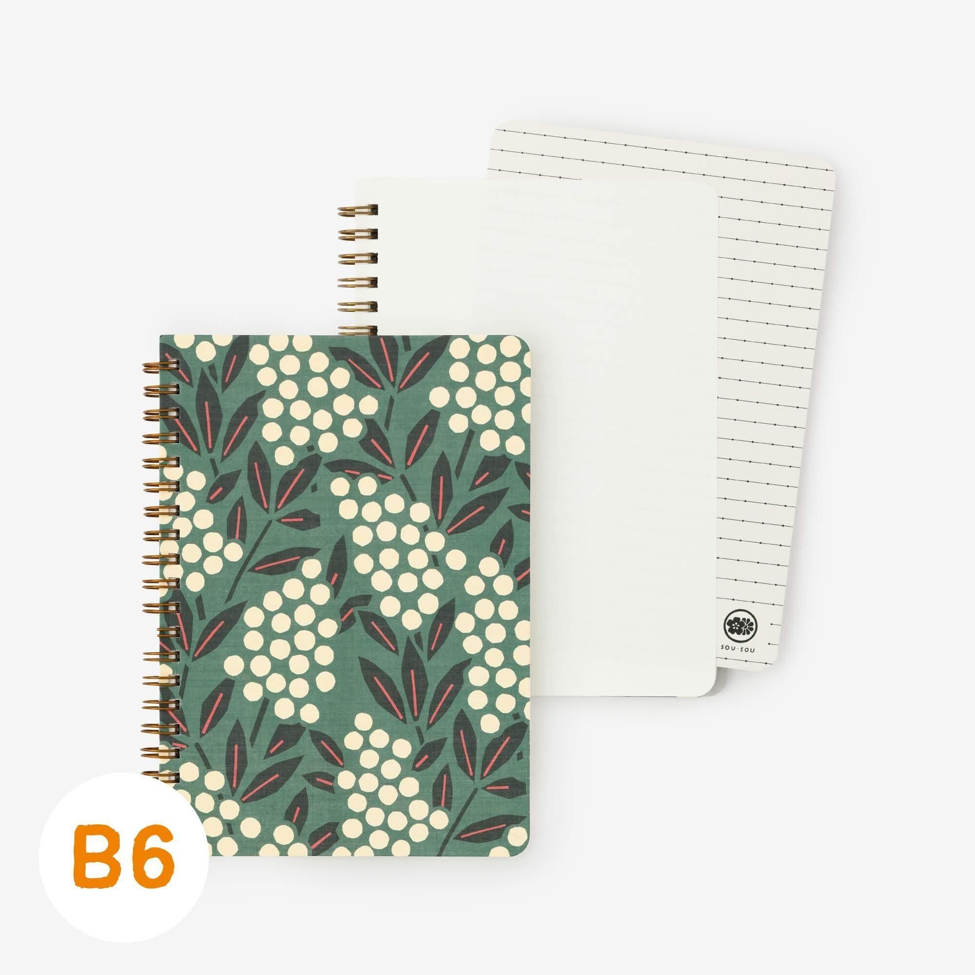 SOU・SOU× Eslite 서점 B6 링 노트/닌텐치쿠 산