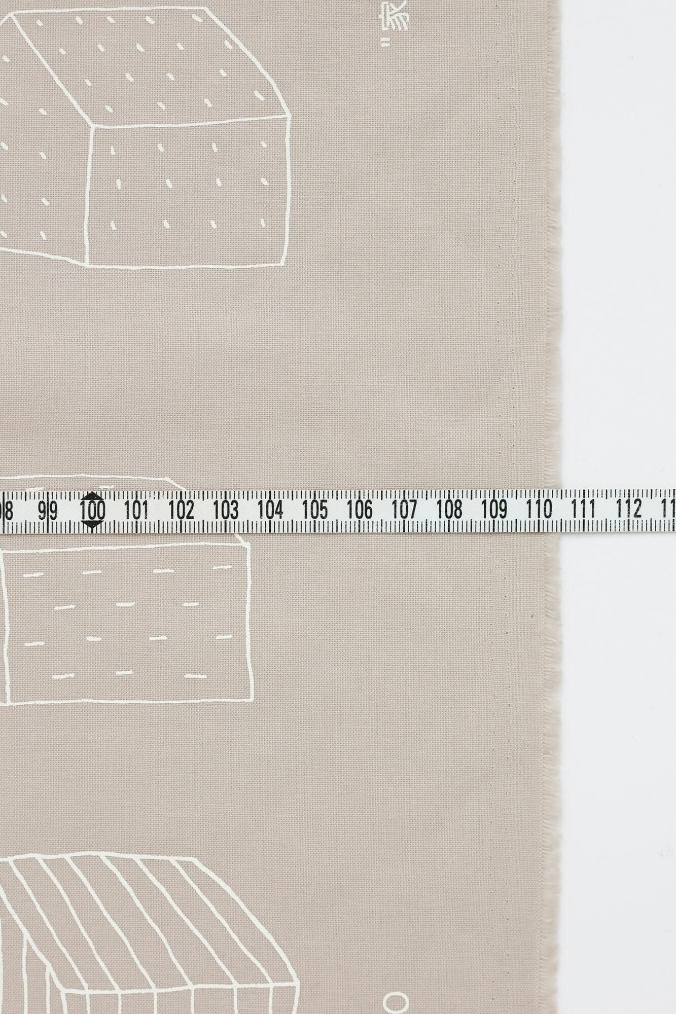 纺织品测量（第20个平原编织） /房屋（Shuraku）<50cm>