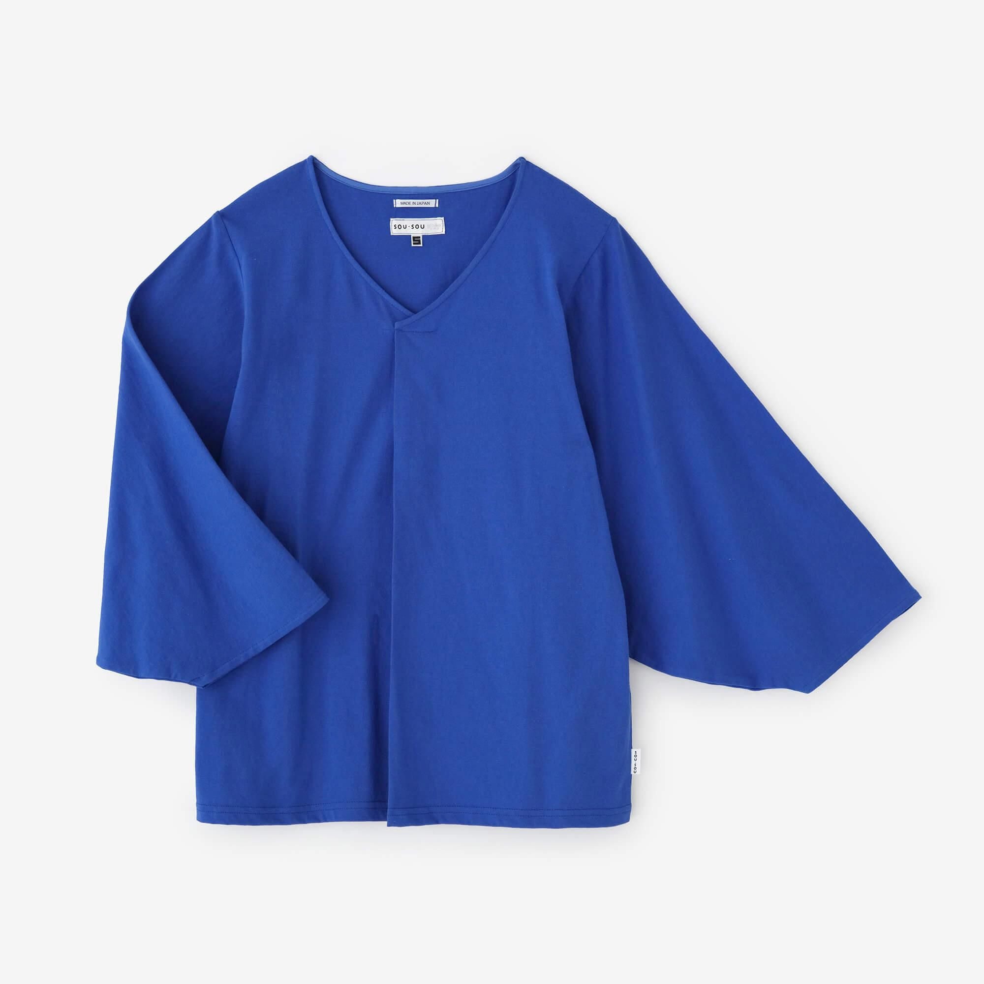 Naginata Round SleeveNaginatasignfolds)Ji-ban／Bright Blue